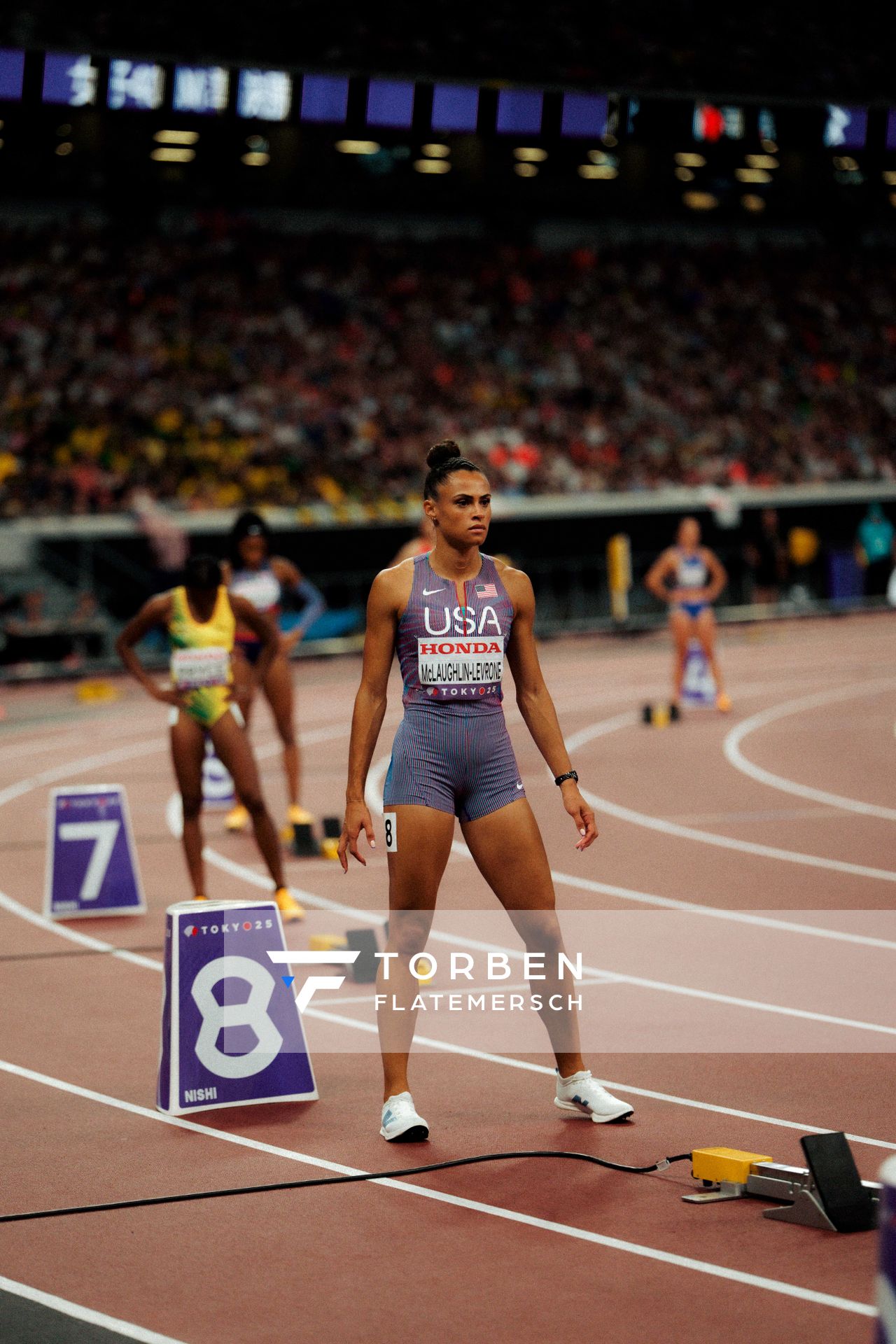 Sydney Mclaughlin Levrone (USA) during the World Athletics Championships on 16.09.2025 in Tokyo.