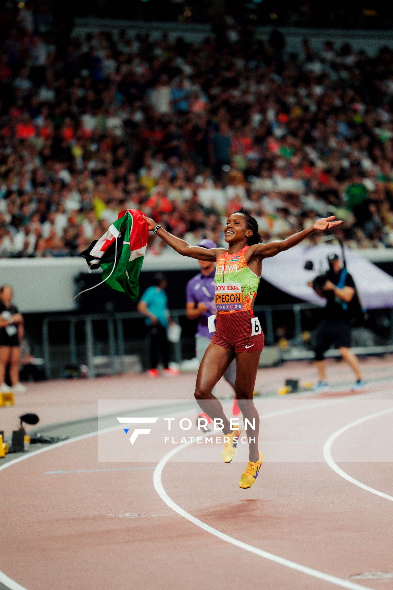 Faith Kipyegon (KEN) during the World Athletics Championships on 16.09.2025 in Tokyo.