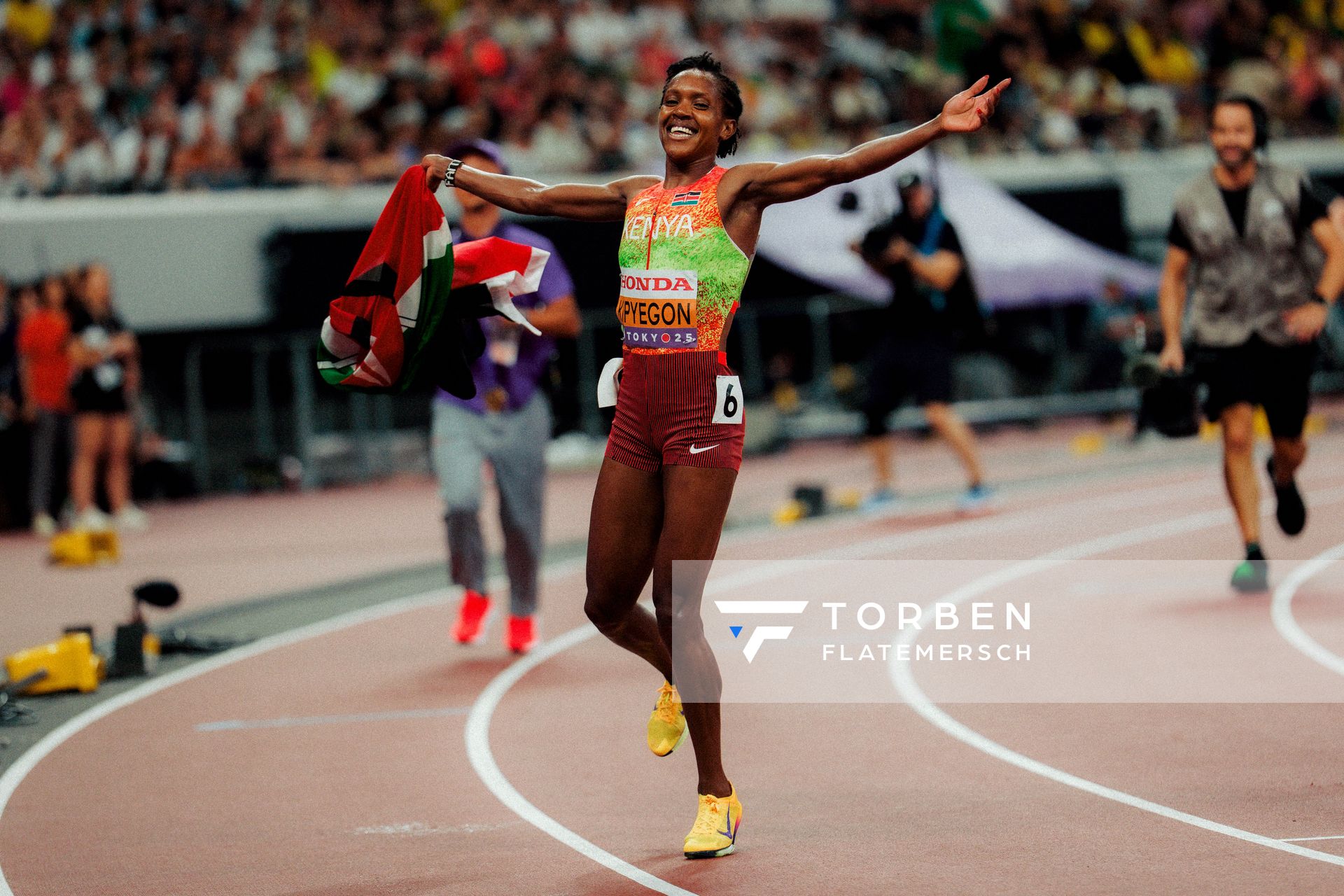 Faith Kipyegon (KEN) during the World Athletics Championships on 16.09.2025 in Tokyo.