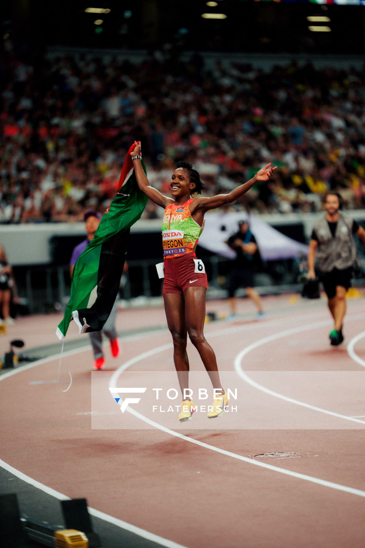 Faith Kipyegon (KEN) during the World Athletics Championships on 16.09.2025 in Tokyo.