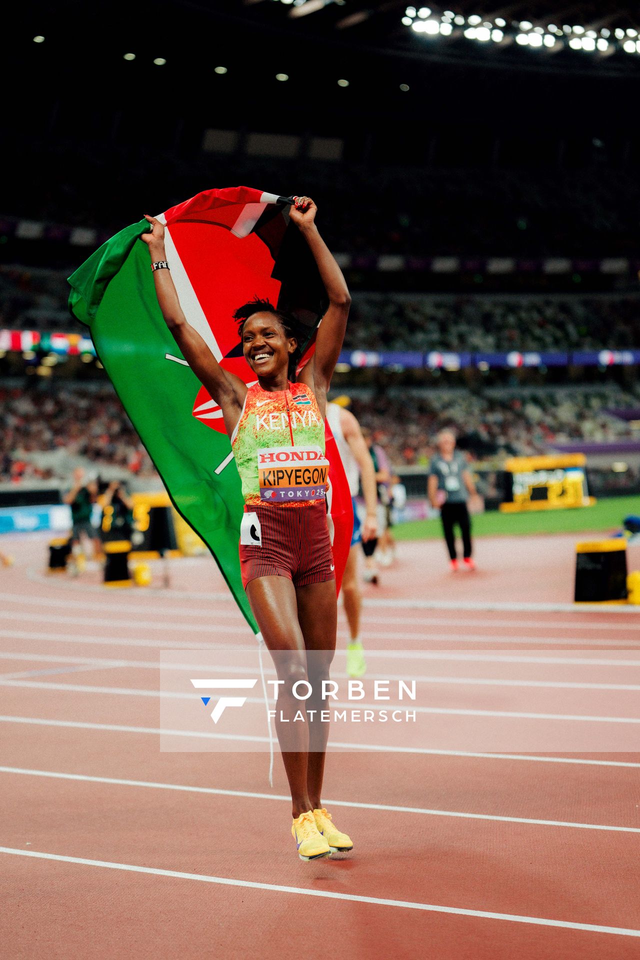 Faith Kipyegon (KEN) during the World Athletics Championships on 16.09.2025 in Tokyo.