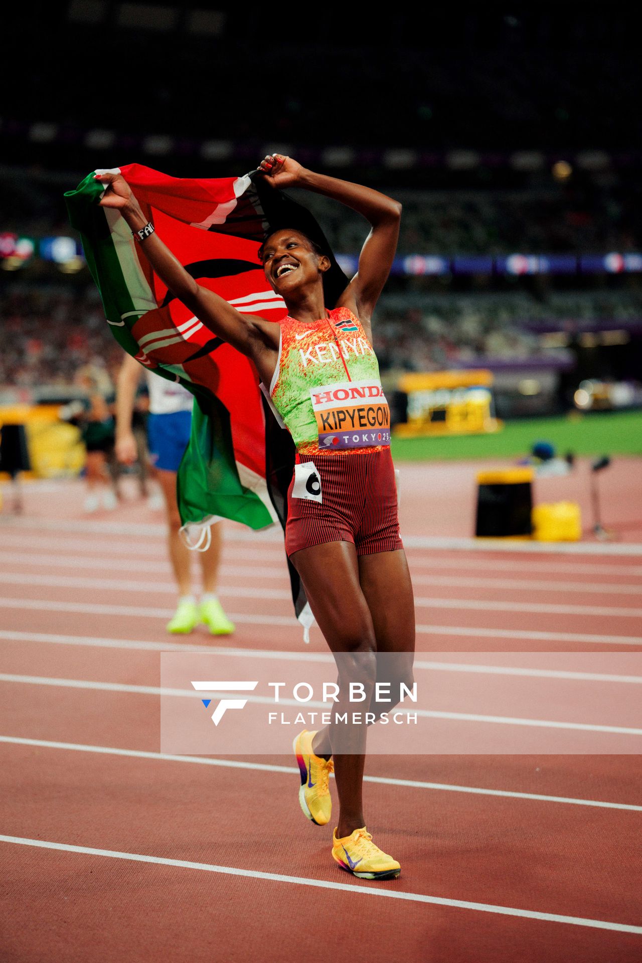 Faith Kipyegon (KEN) during the World Athletics Championships on 16.09.2025 in Tokyo.