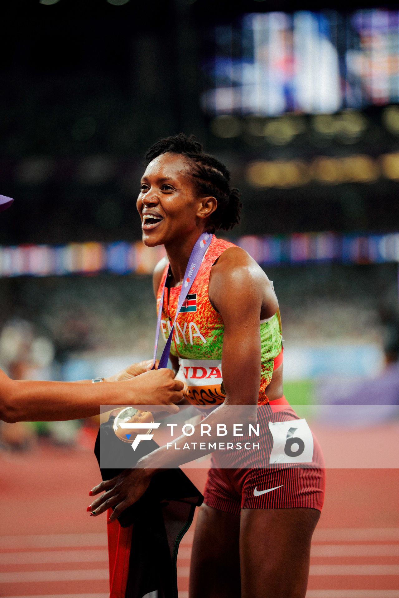 Faith Kipyegon (KEN) during the World Athletics Championships on 16.09.2025 in Tokyo.