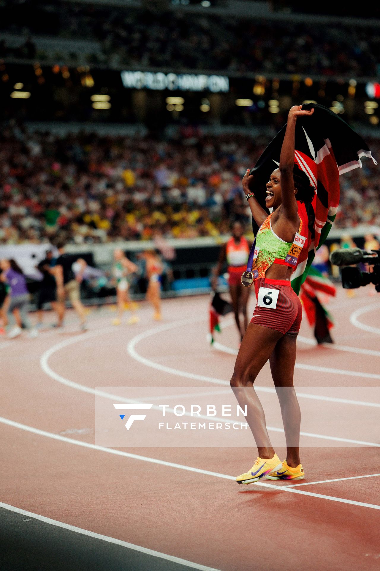 Faith Kipyegon (KEN) during the World Athletics Championships on 16.09.2025 in Tokyo.