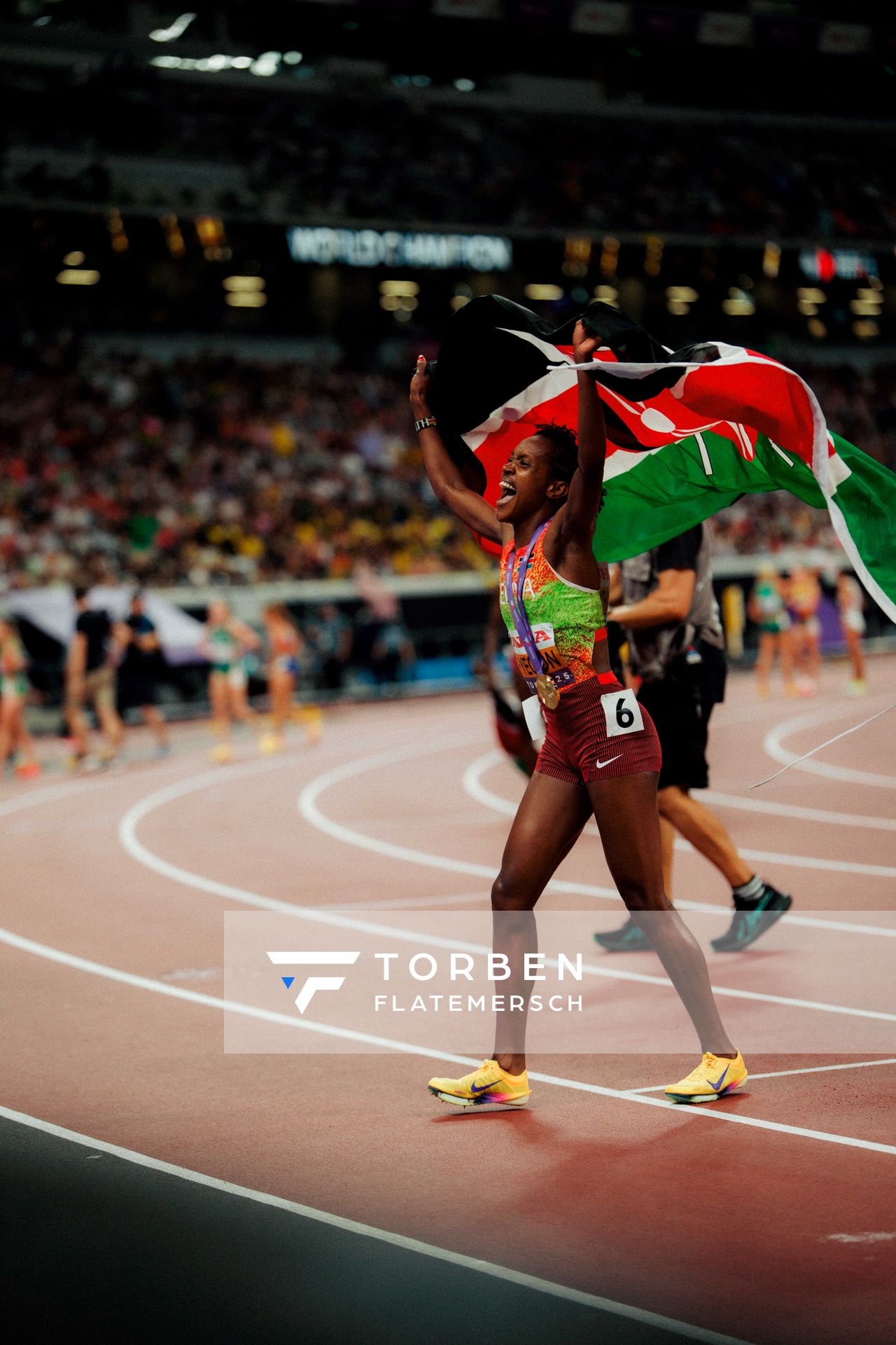 Faith Kipyegon (KEN) during the World Athletics Championships on 16.09.2025 in Tokyo.