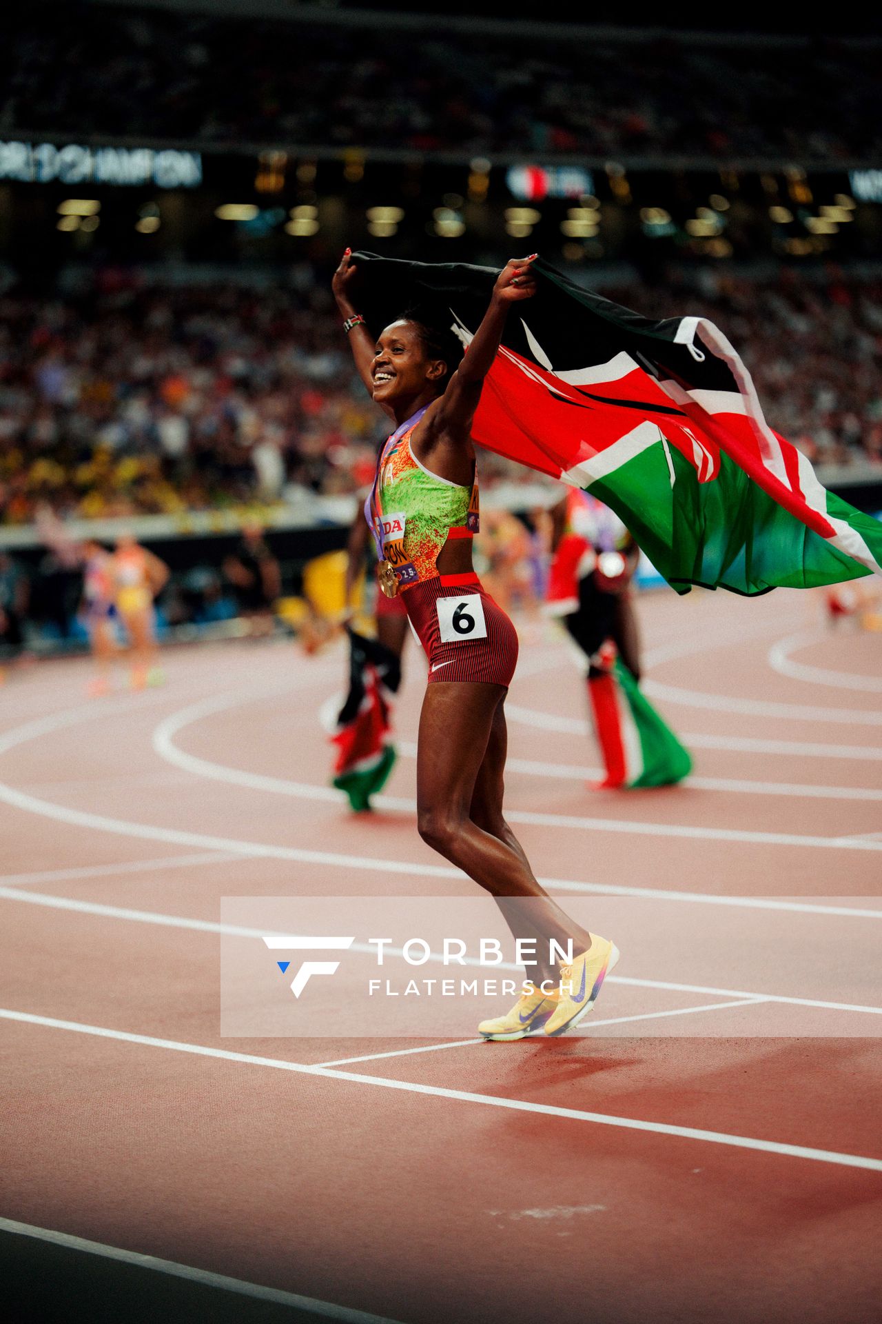 Faith Kipyegon (KEN) during the World Athletics Championships on 16.09.2025 in Tokyo.