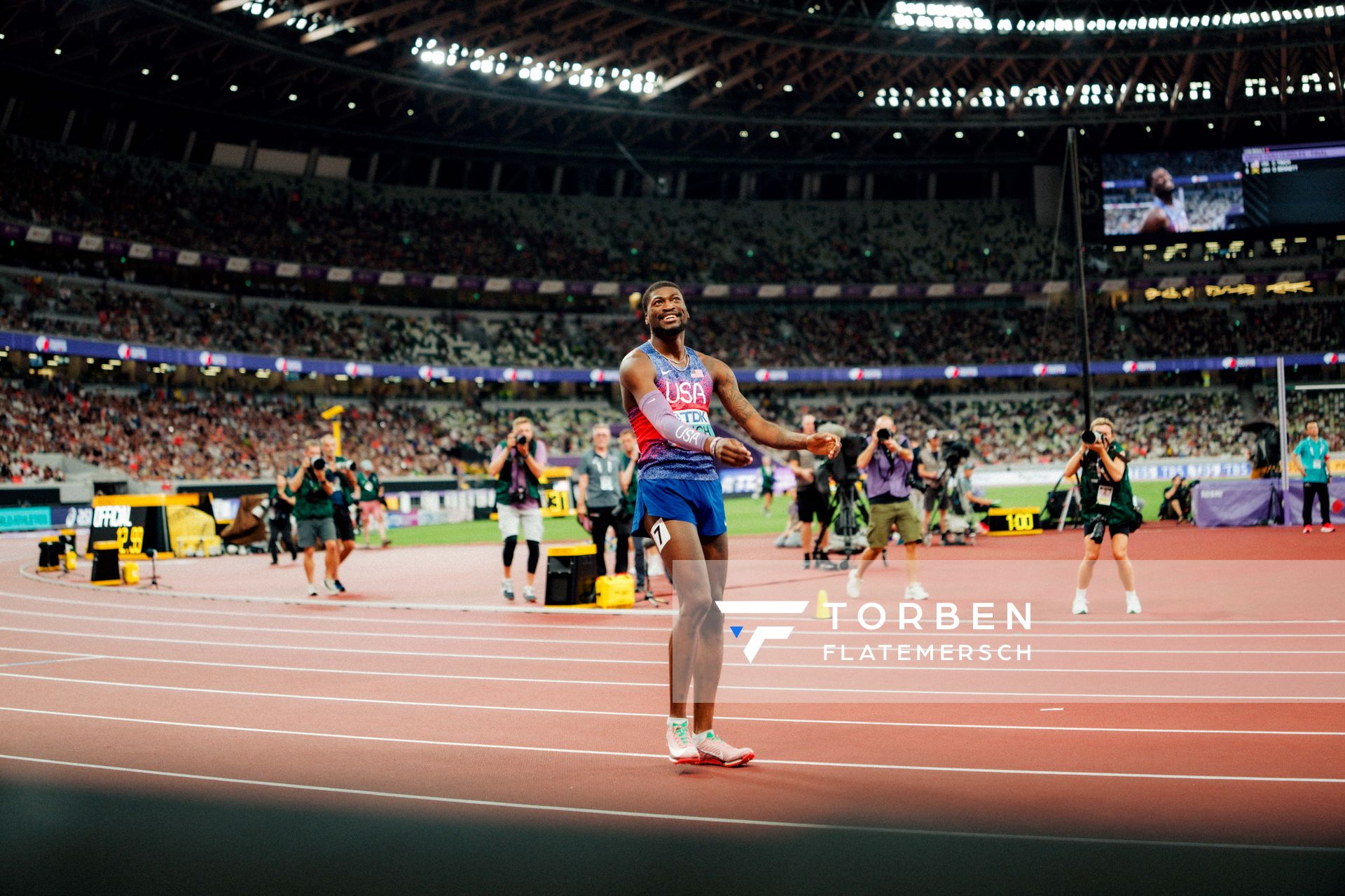Cordell Tinch (USA) during the World Athletics Championships on 16.09.2025 in Tokyo.