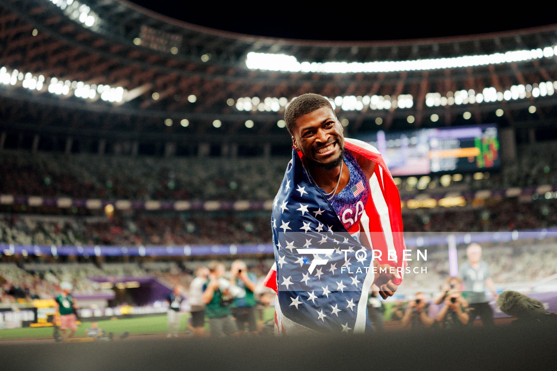 Cordell Tinch (USA) during the World Athletics Championships on 16.09.2025 in Tokyo.