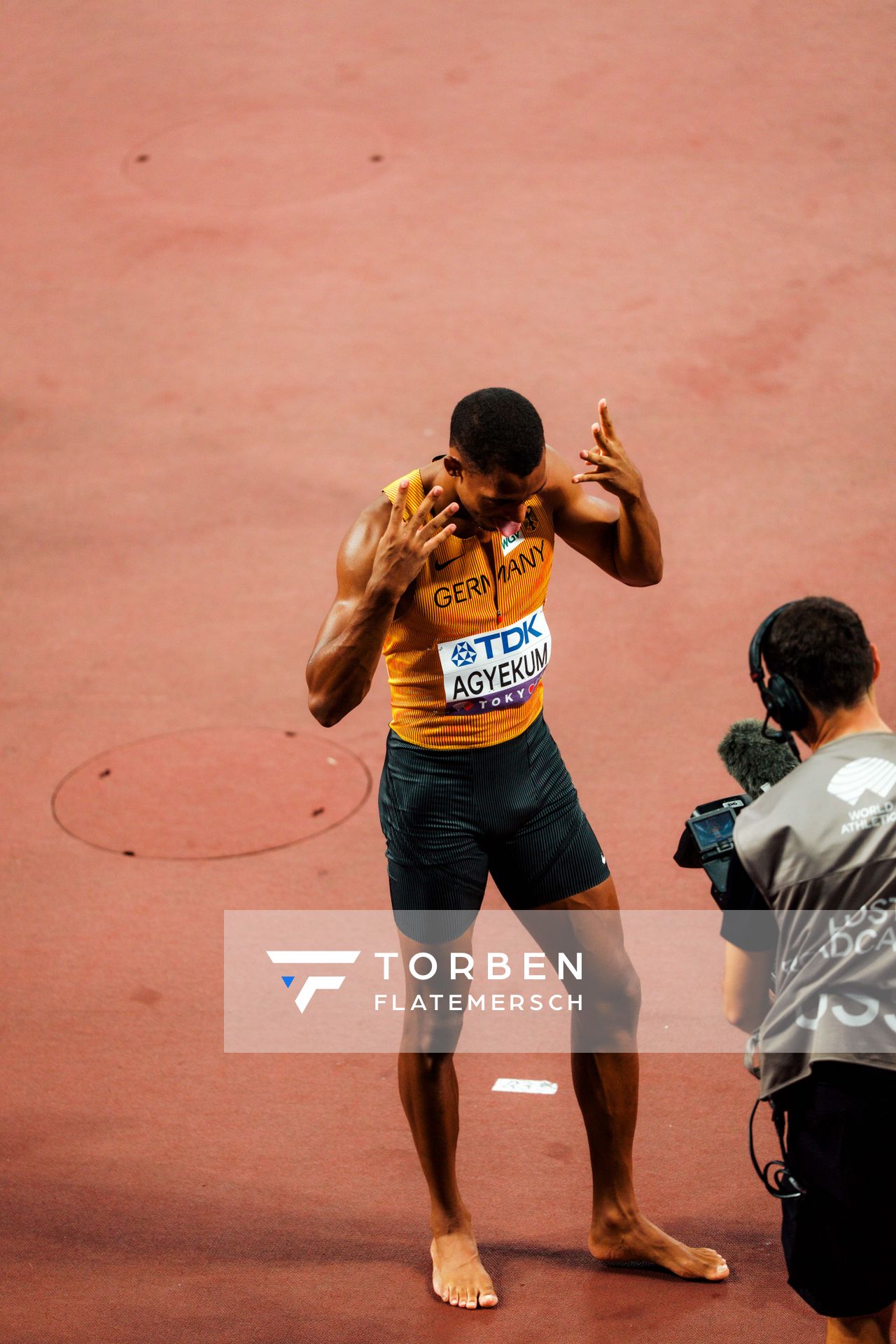 Emil Agyekum (GER) during the World Athletics Championships on 17.09.2025 in Tokyo.