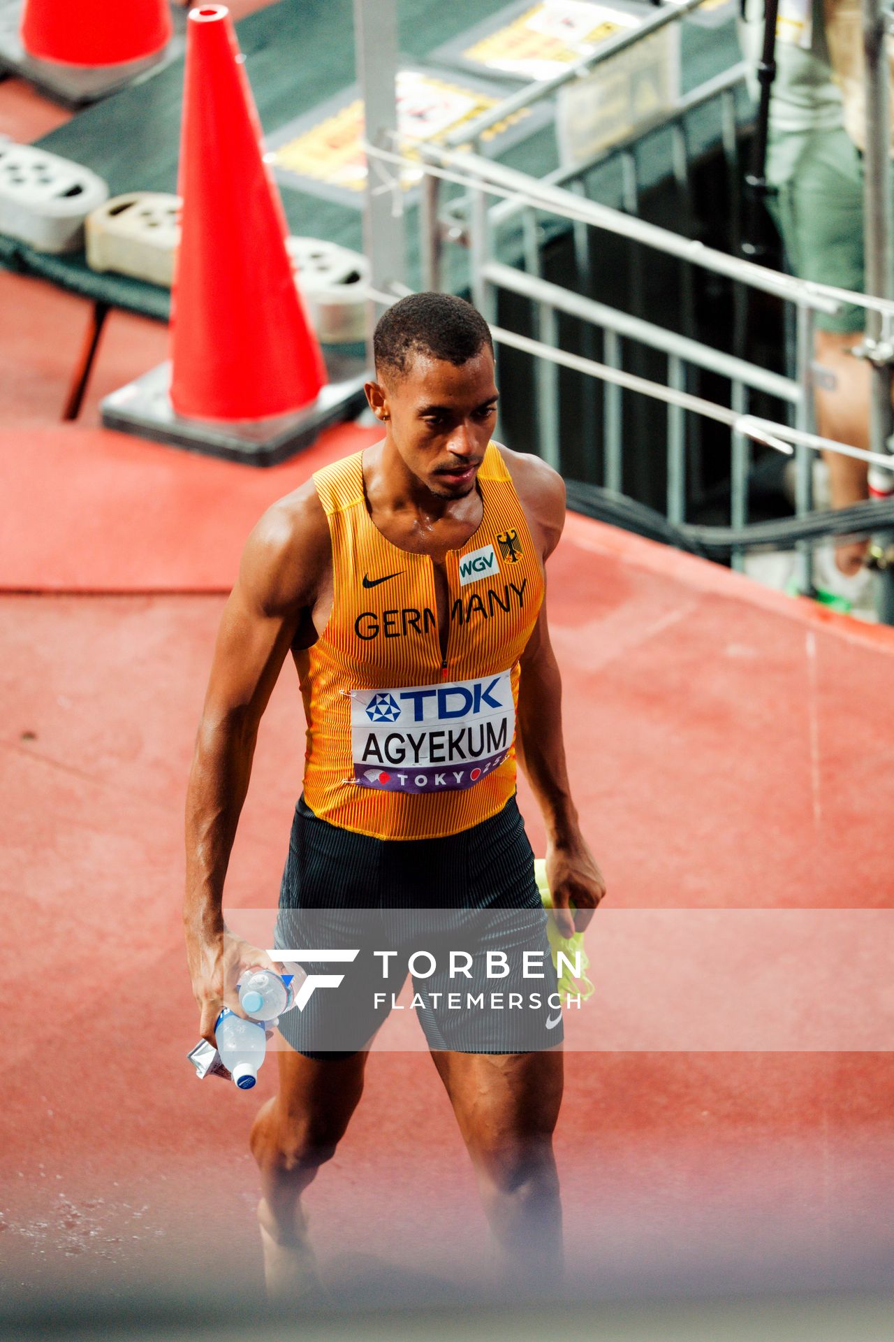 Emil Agyekum (GER) during the World Athletics Championships on 17.09.2025 in Tokyo.