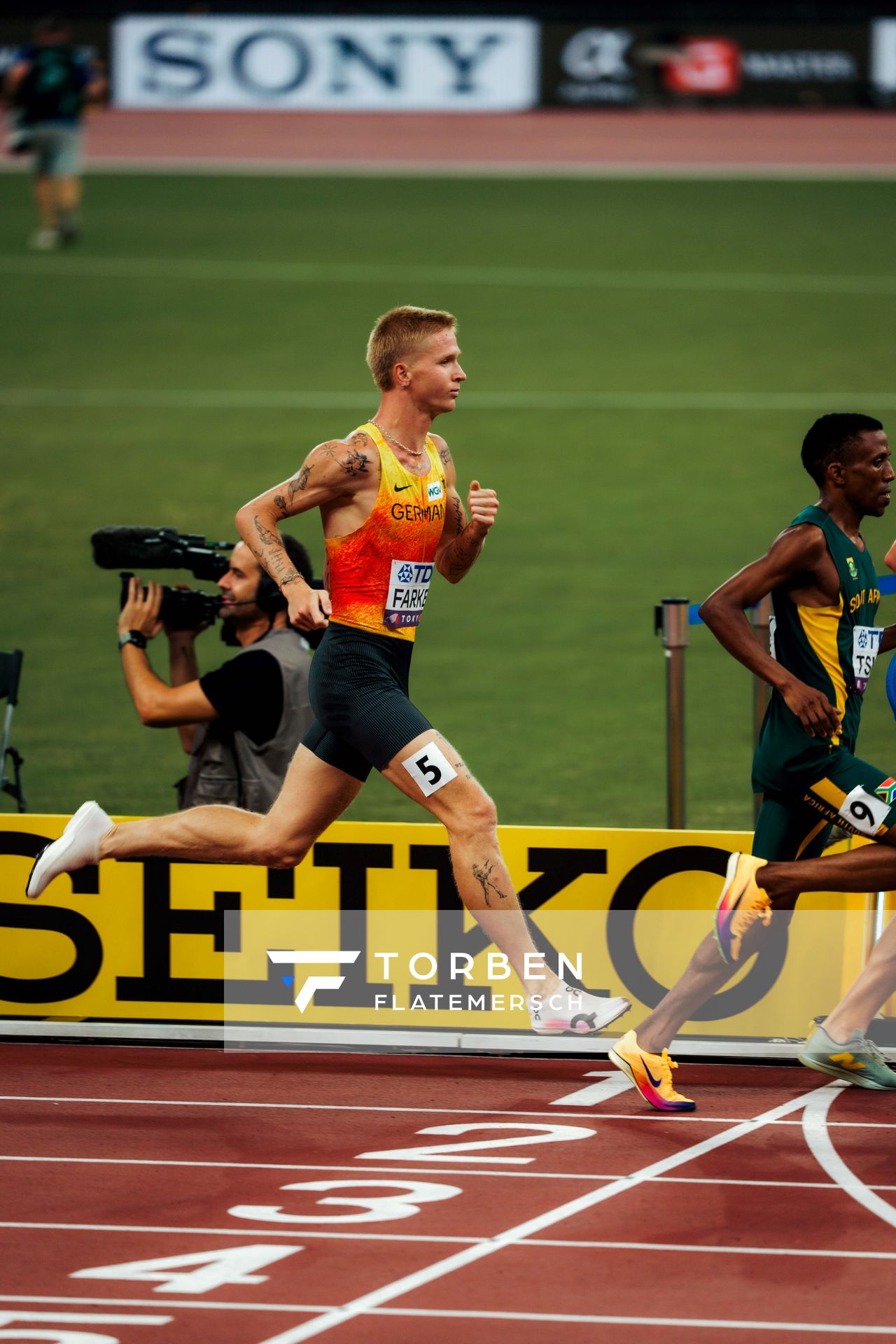 Robert Farken (GER) during the World Athletics Championships on 17.09.2025 in Tokyo.