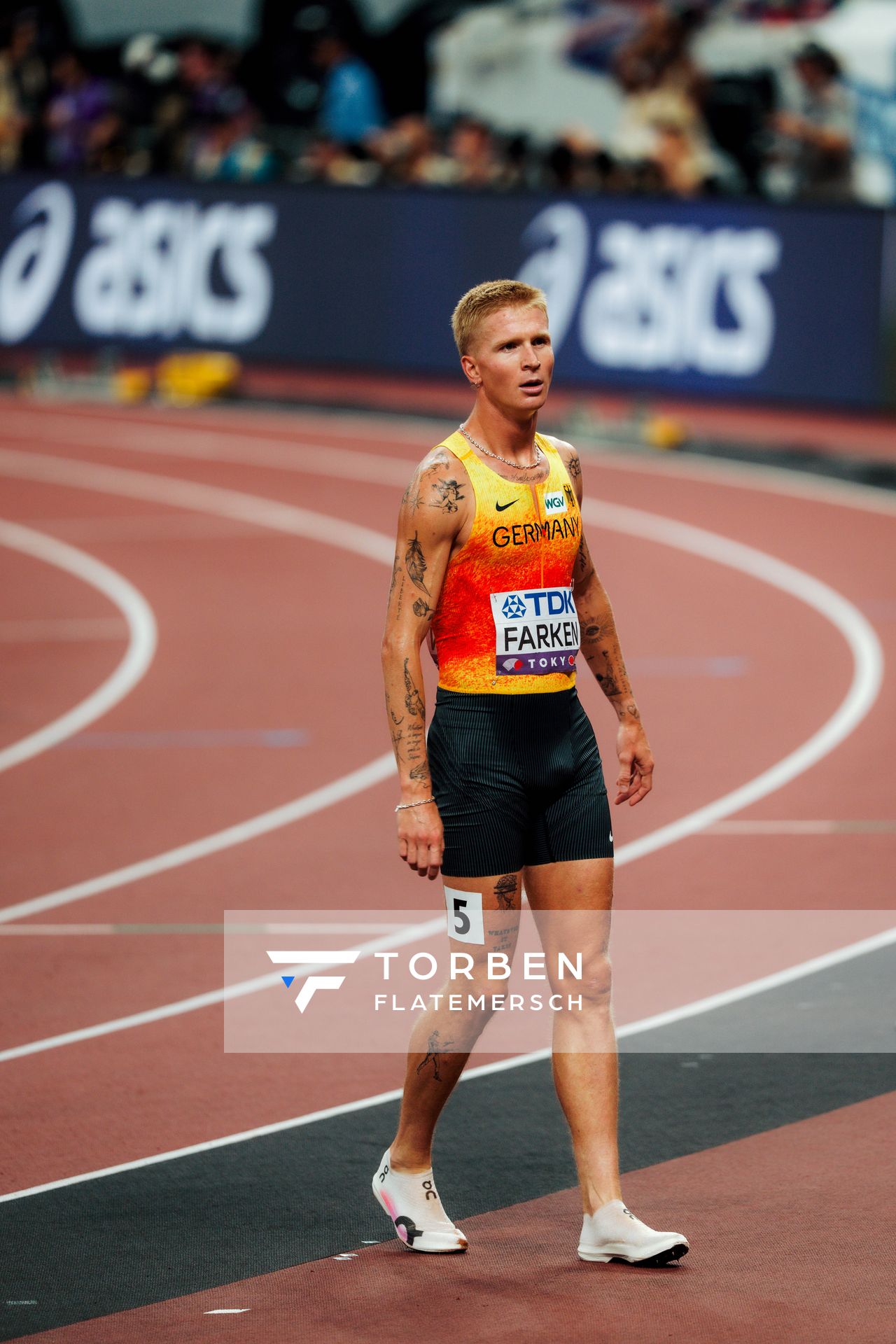 Robert Farken (GER) during the World Athletics Championships on 17.09.2025 in Tokyo.