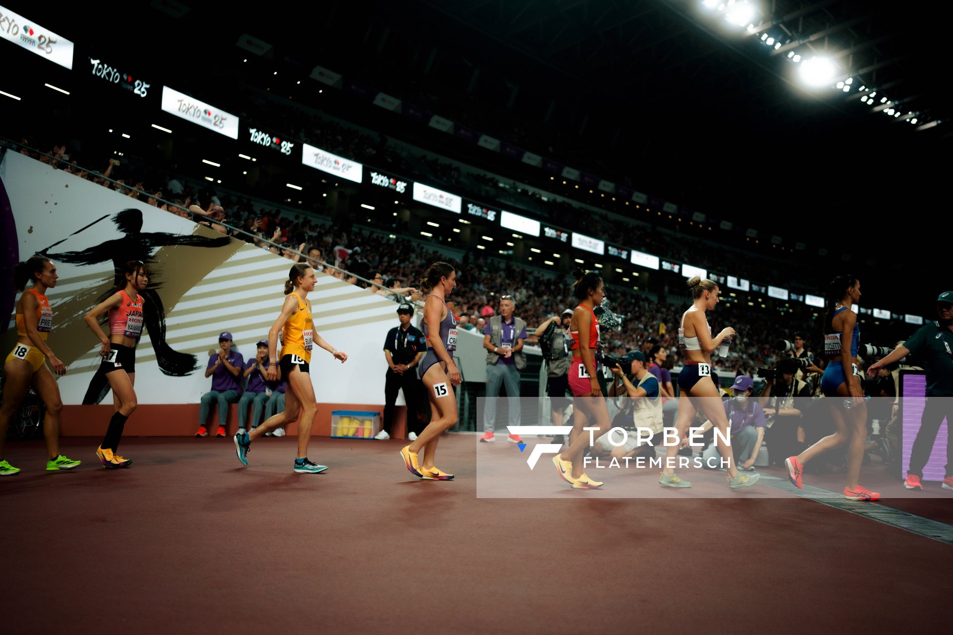 5000m Heat 1 with Elena Burkard (GER) during the World Athletics Championships on 18.09.2025 in Tokyo.