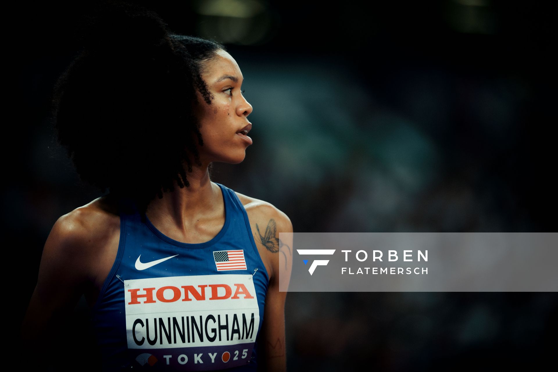 Vashti Cunningham (USA) during the World Athletics Championships on 18.09.2025 in Tokyo.