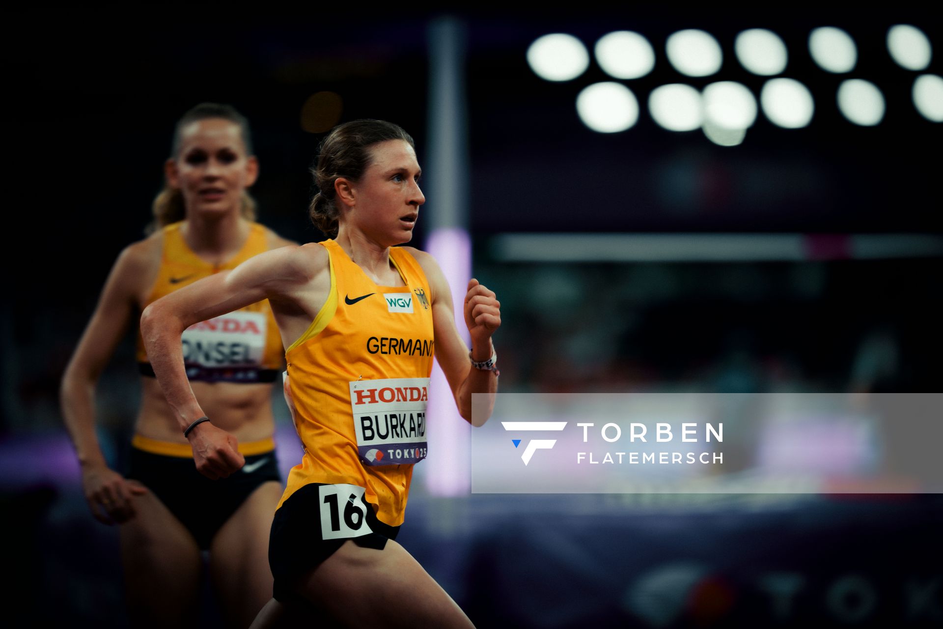 Elena Burkard (GER) during the World Athletics Championships on 18.09.2025 in Tokyo.