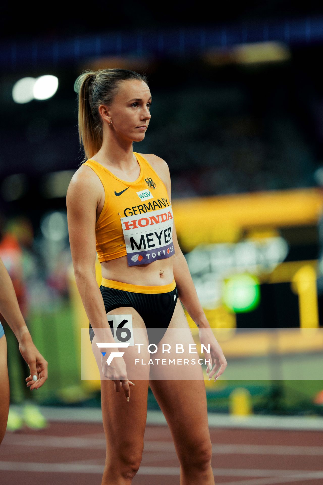 Lea Meyer (GER) during the World Athletics Championships on 18.09.2025 in Tokyo.