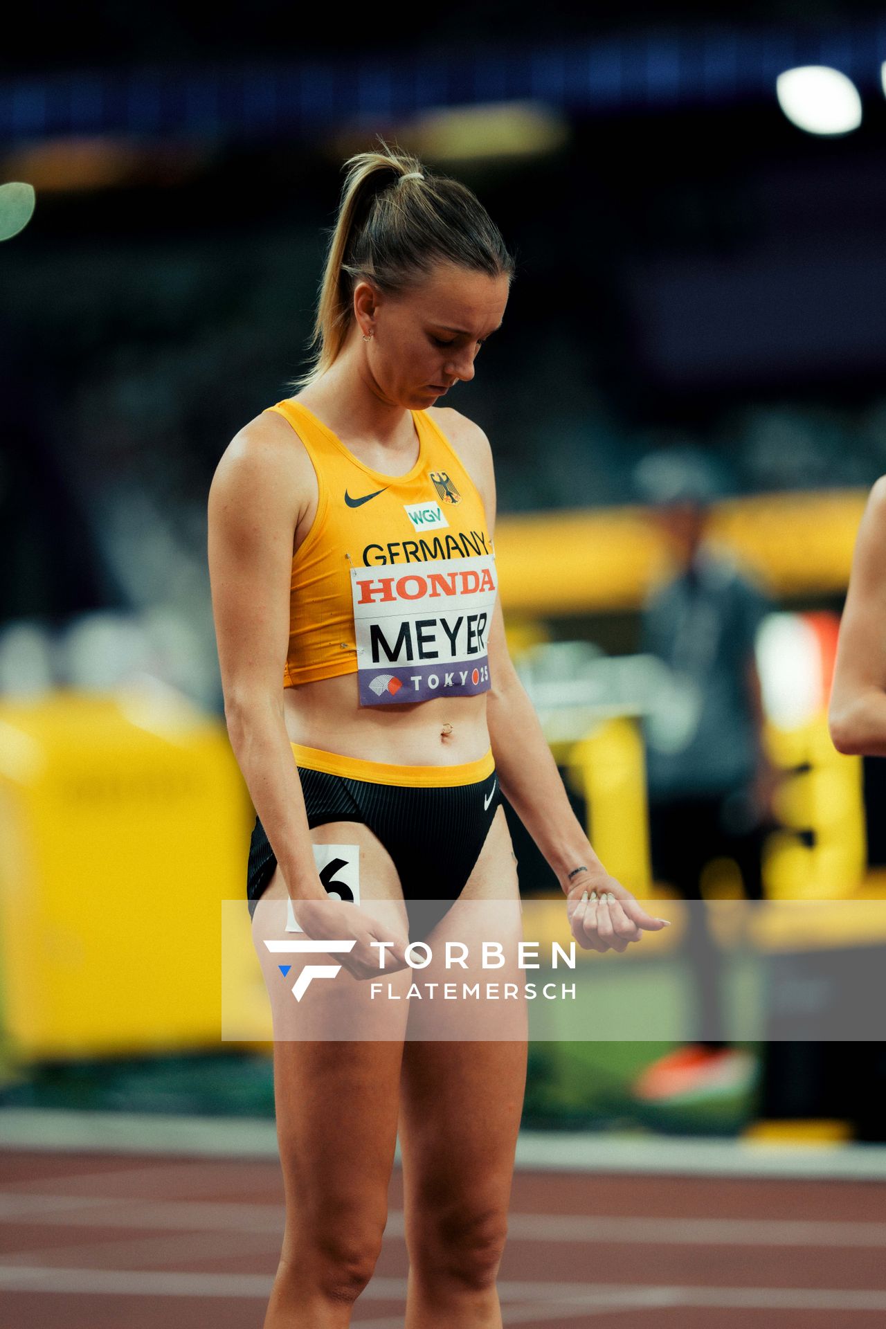 Lea Meyer (GER) during the World Athletics Championships on 18.09.2025 in Tokyo.