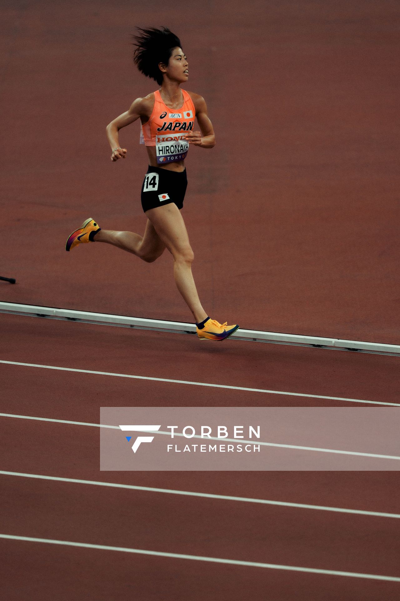 Ririka Hironaka (JPN) during the World Athletics Championships on 18.09.2025 in Tokyo.
