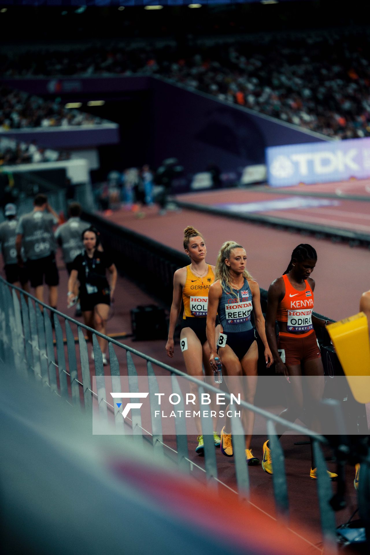 Jemma Reekie (GBR), Smilla Kolbe (GER) during the World Athletics Championships on 18.09.2025 in Tokyo.