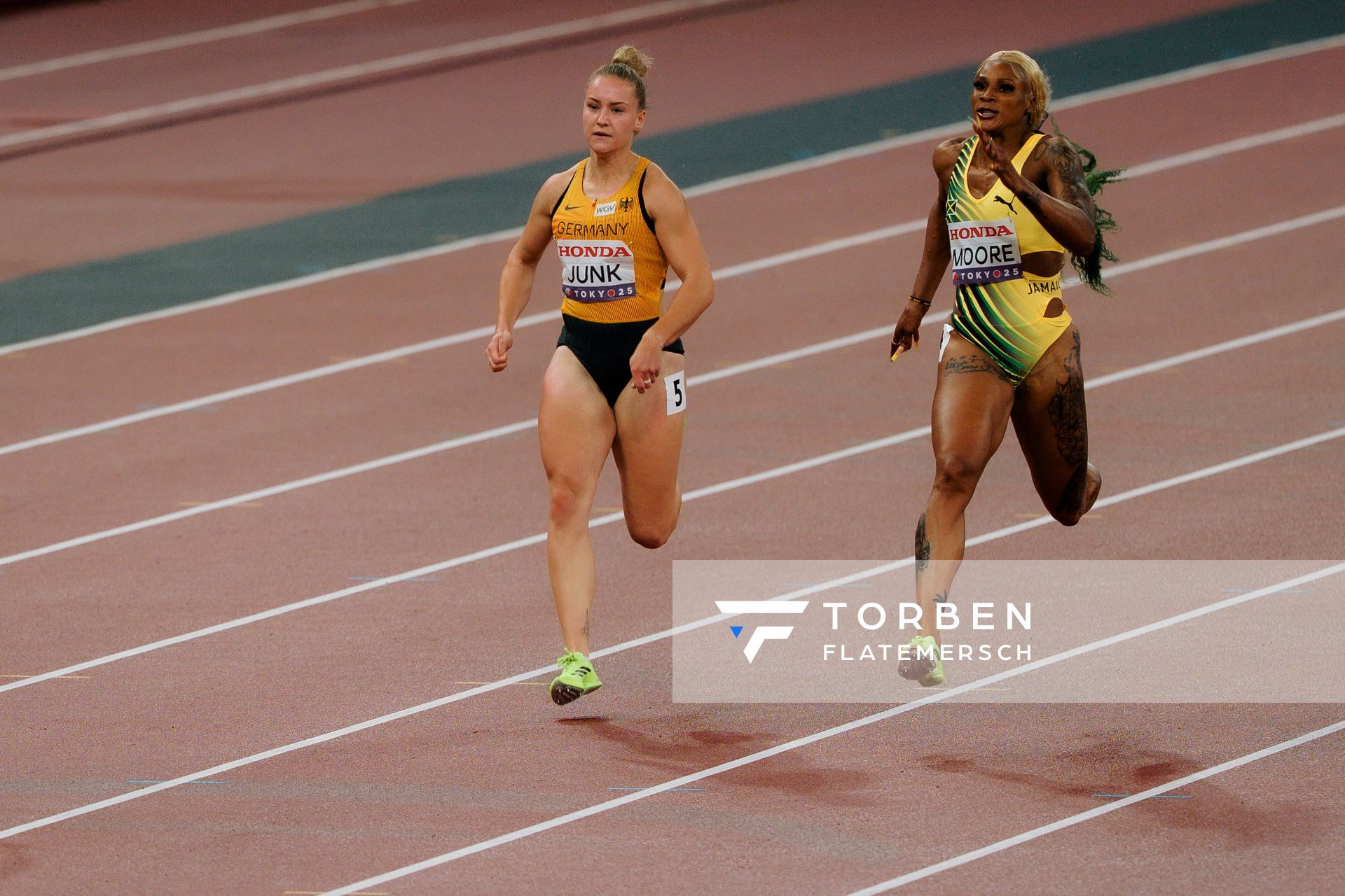 Sophia Junk (GER) during the World Athletics Championships on 18.09.2025 in Tokyo.