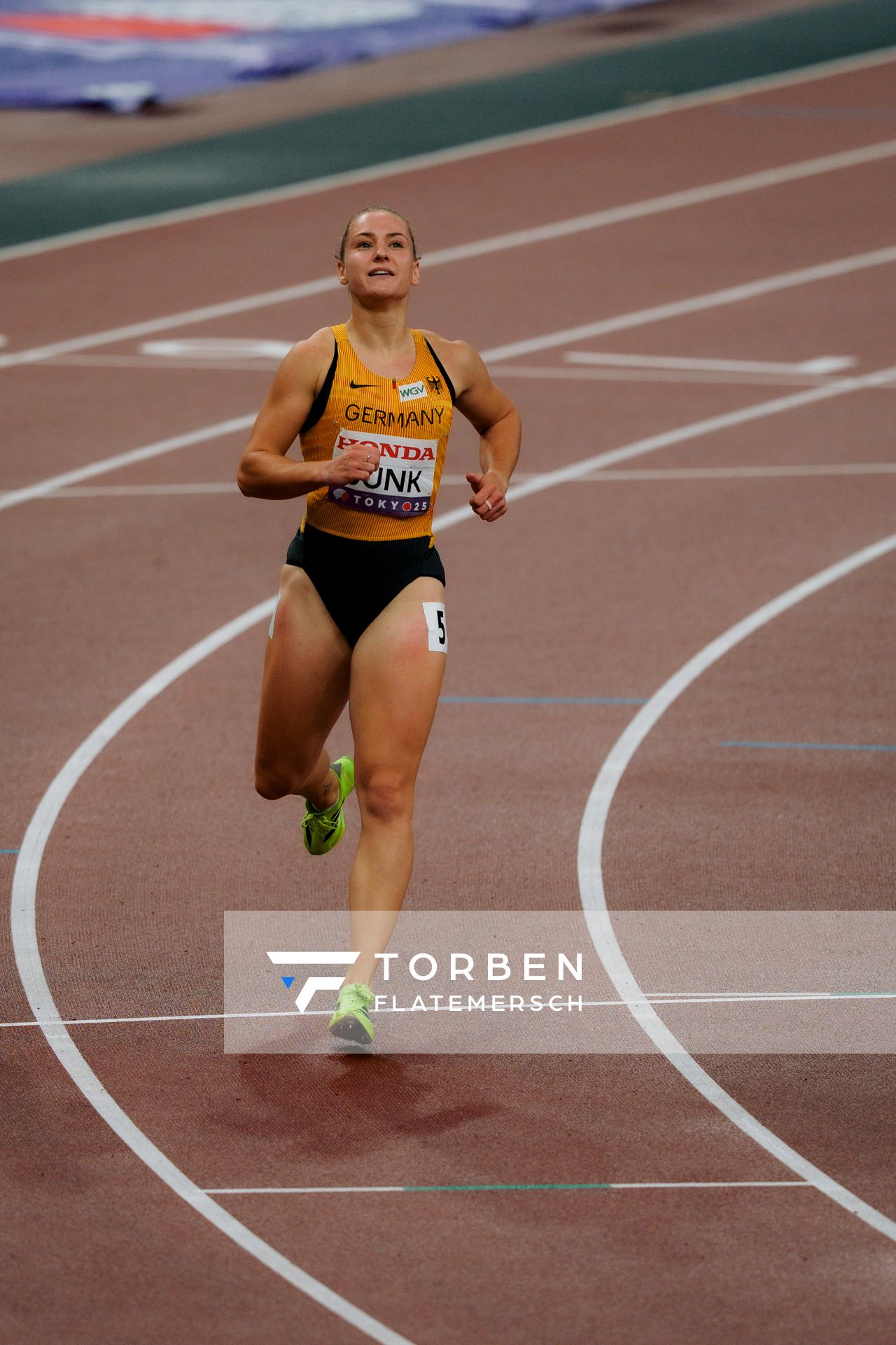 Sophia Junk (GER) during the World Athletics Championships on 18.09.2025 in Tokyo.