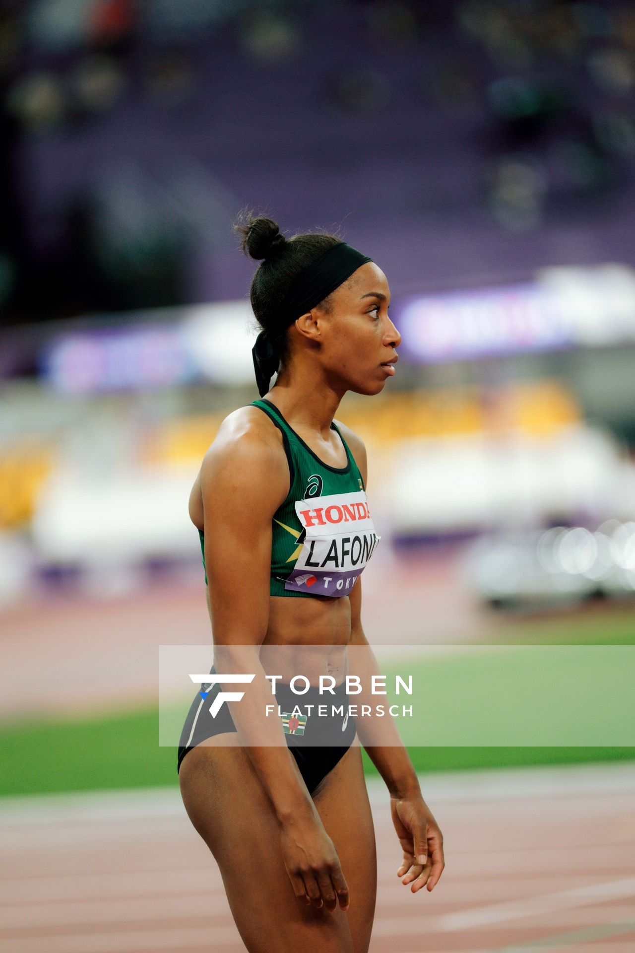 Thea Lafond (DMA) during the World Athletics Championships on 18.09.2025 in Tokyo.