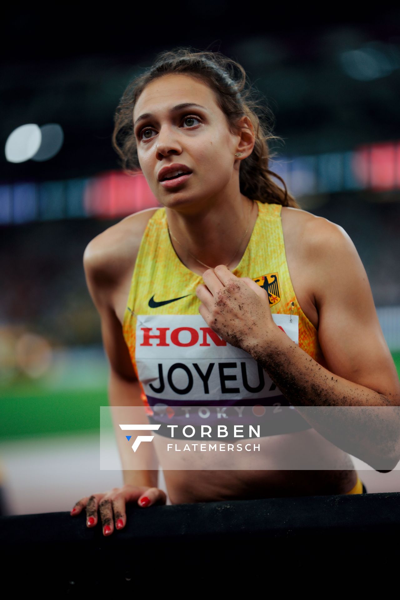 Caroline Joyeux (GER) during the World Athletics Championships on 18.09.2025 in Tokyo.