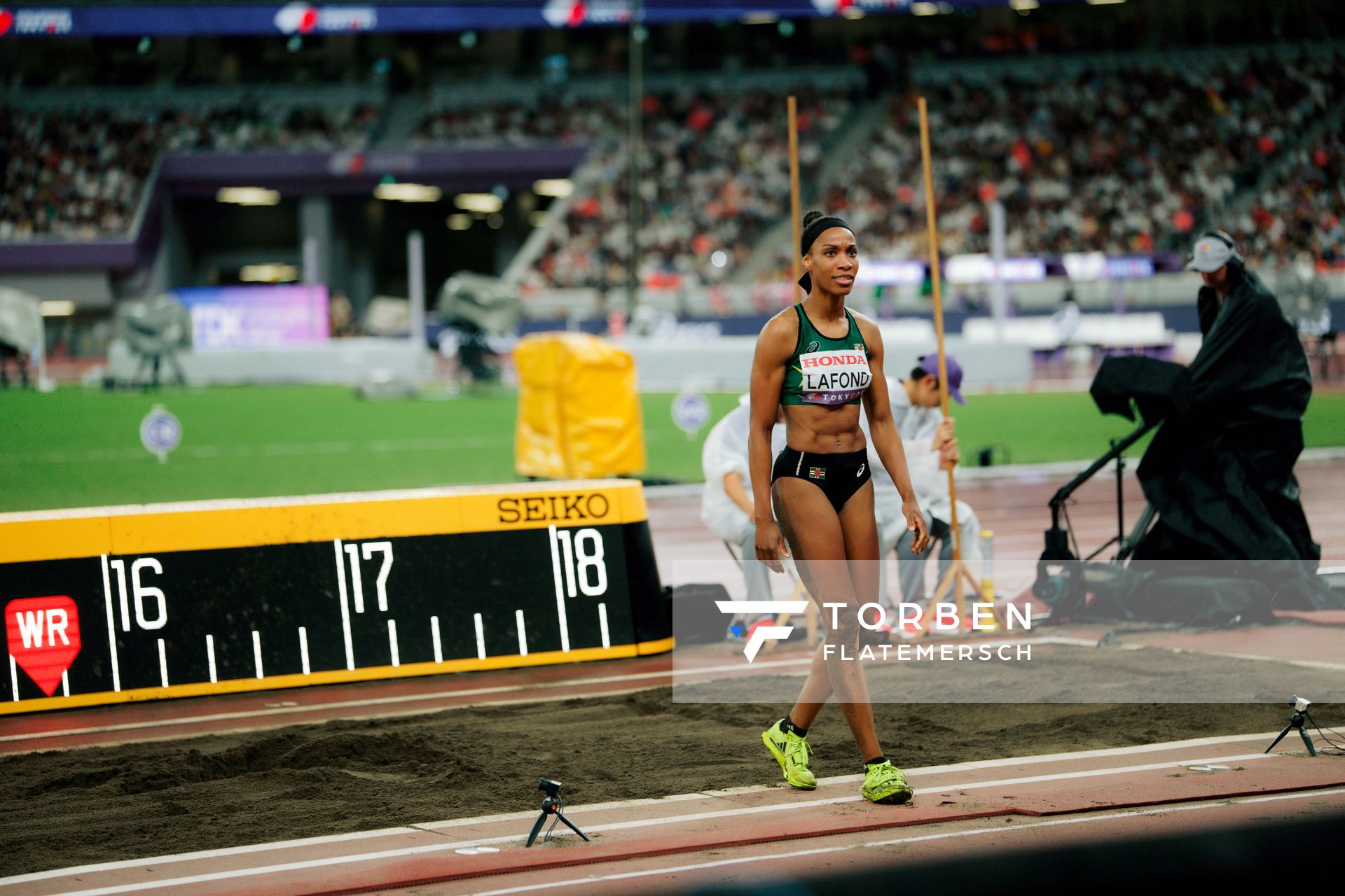 Thea Lafond (DMA) during the World Athletics Championships on 18.09.2025 in Tokyo.