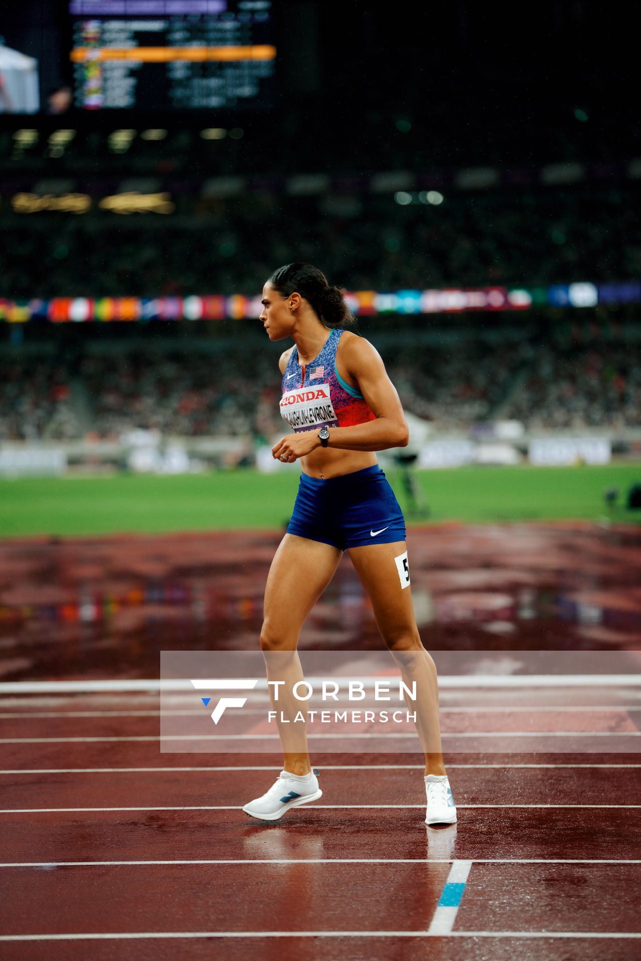 Sydney Mclaughlin Levrone (USA) during the World Athletics Championships on 18.09.2025 in Tokyo.
