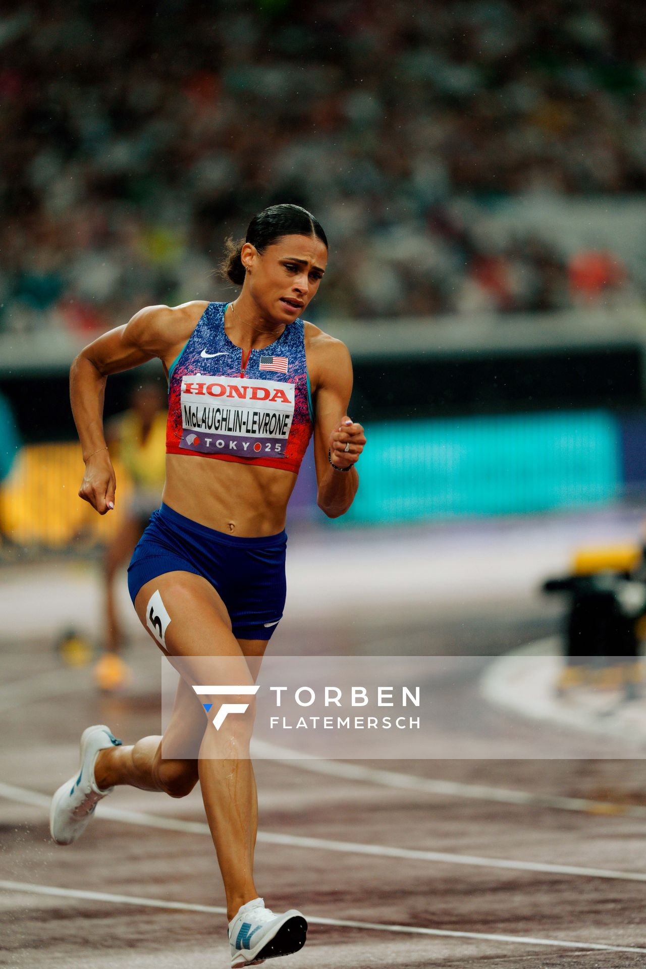 Sydney Mclaughlin Levrone (USA) during the World Athletics Championships on 18.09.2025 in Tokyo.