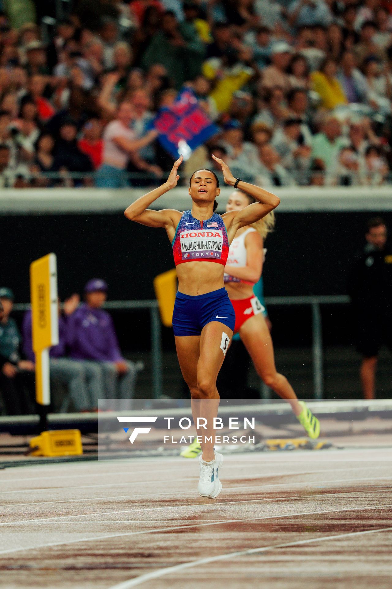 Sydney Mclaughlin Levrone (USA) during the World Athletics Championships on 18.09.2025 in Tokyo.
