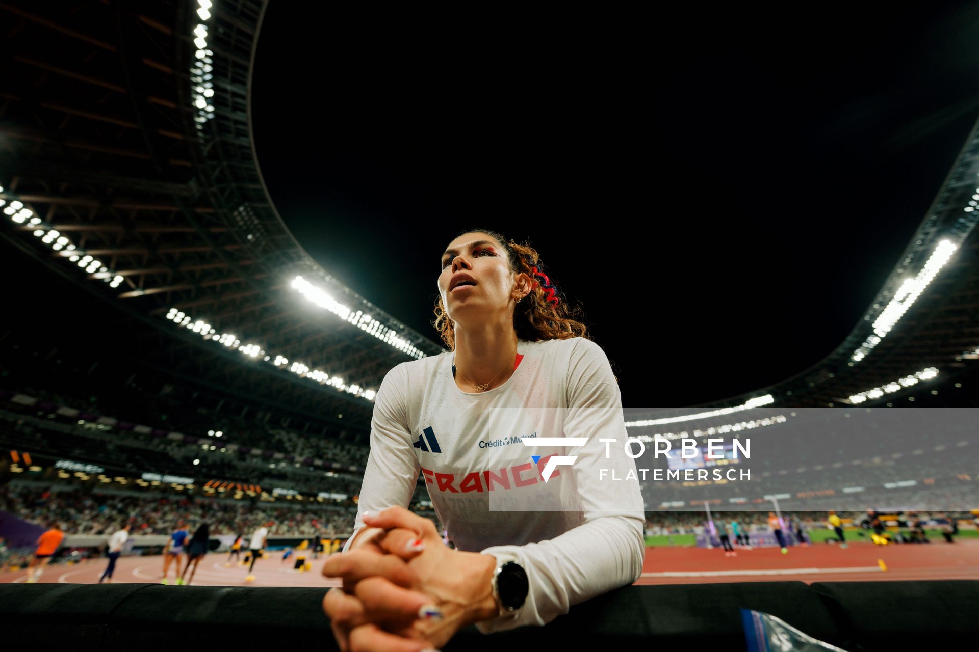 Auriana Lazraq Khlass (FRA) during the World Athletics Championships on 19.09.2025 in Tokyo.