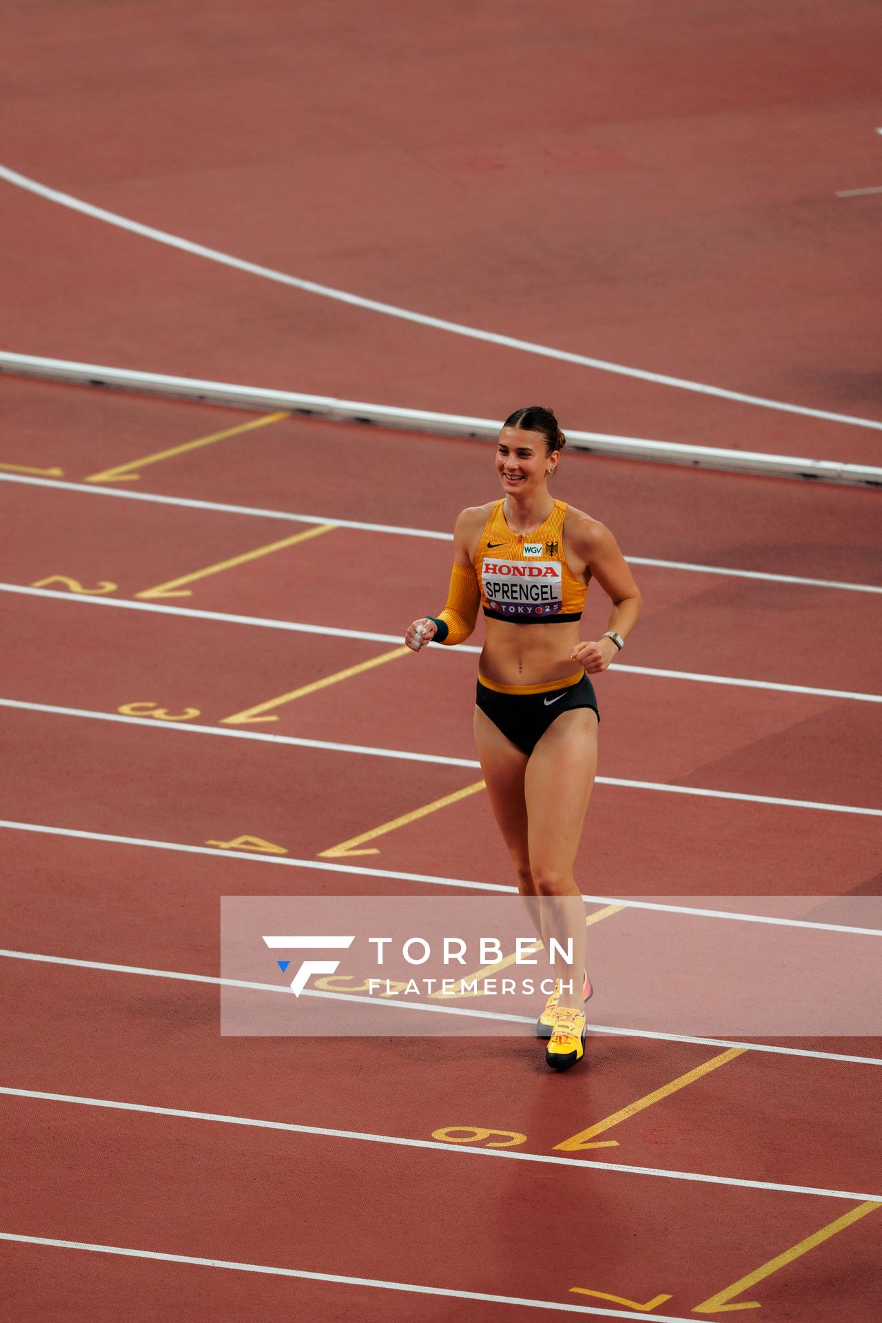 Sandrina Sprengel (GER) during the World Athletics Championships on 19.09.2025 in Tokyo.