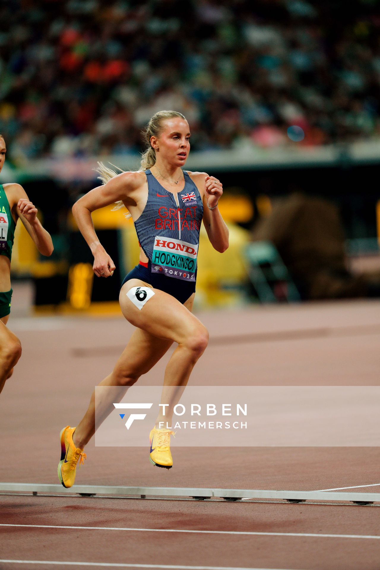 Keely Hodgkinson (GBR) during the World Athletics Championships on 19.09.2025 in Tokyo.