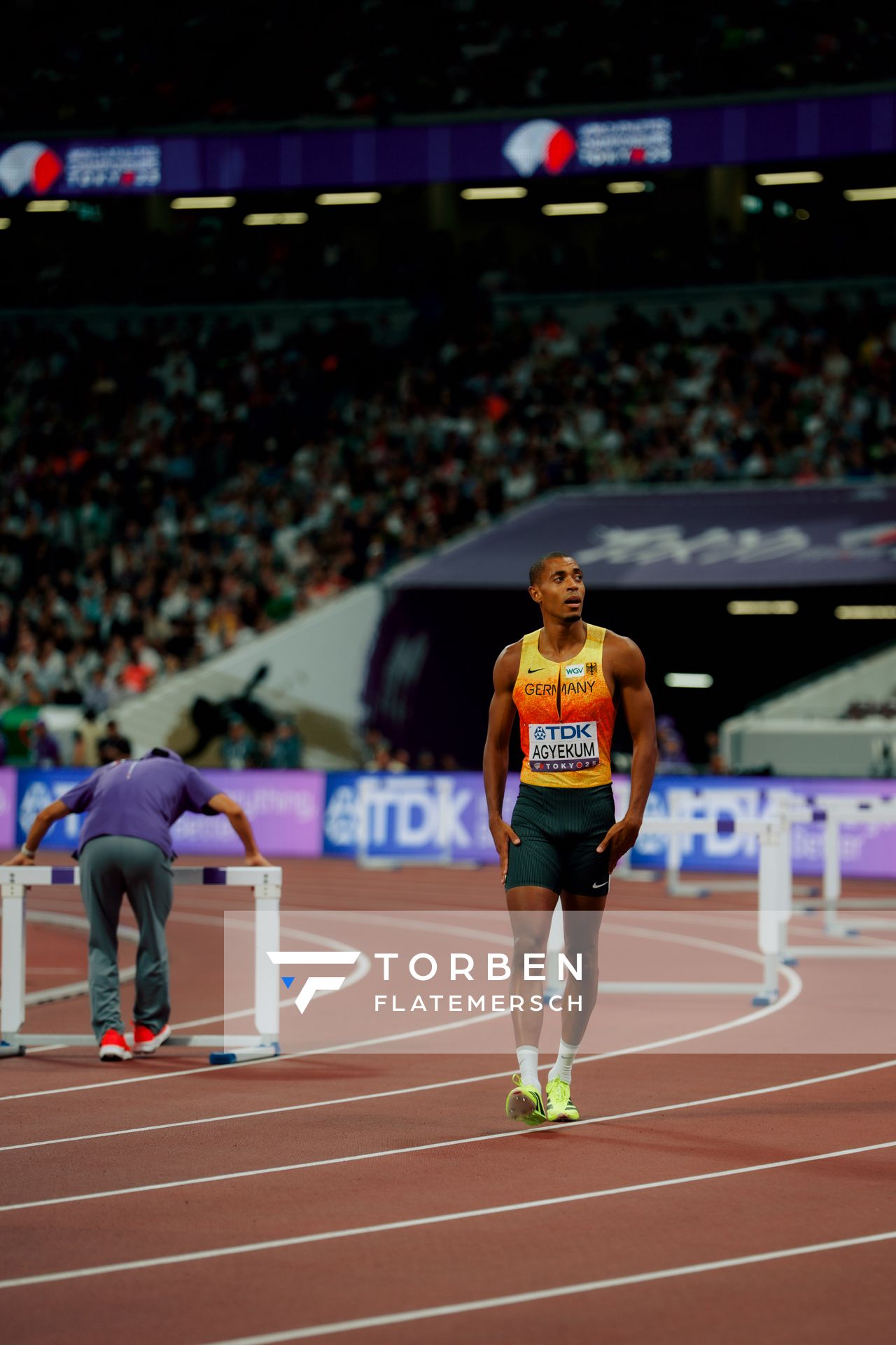 Emil Agyekum (GER) during the World Athletics Championships on 19.09.2025 in Tokyo.
