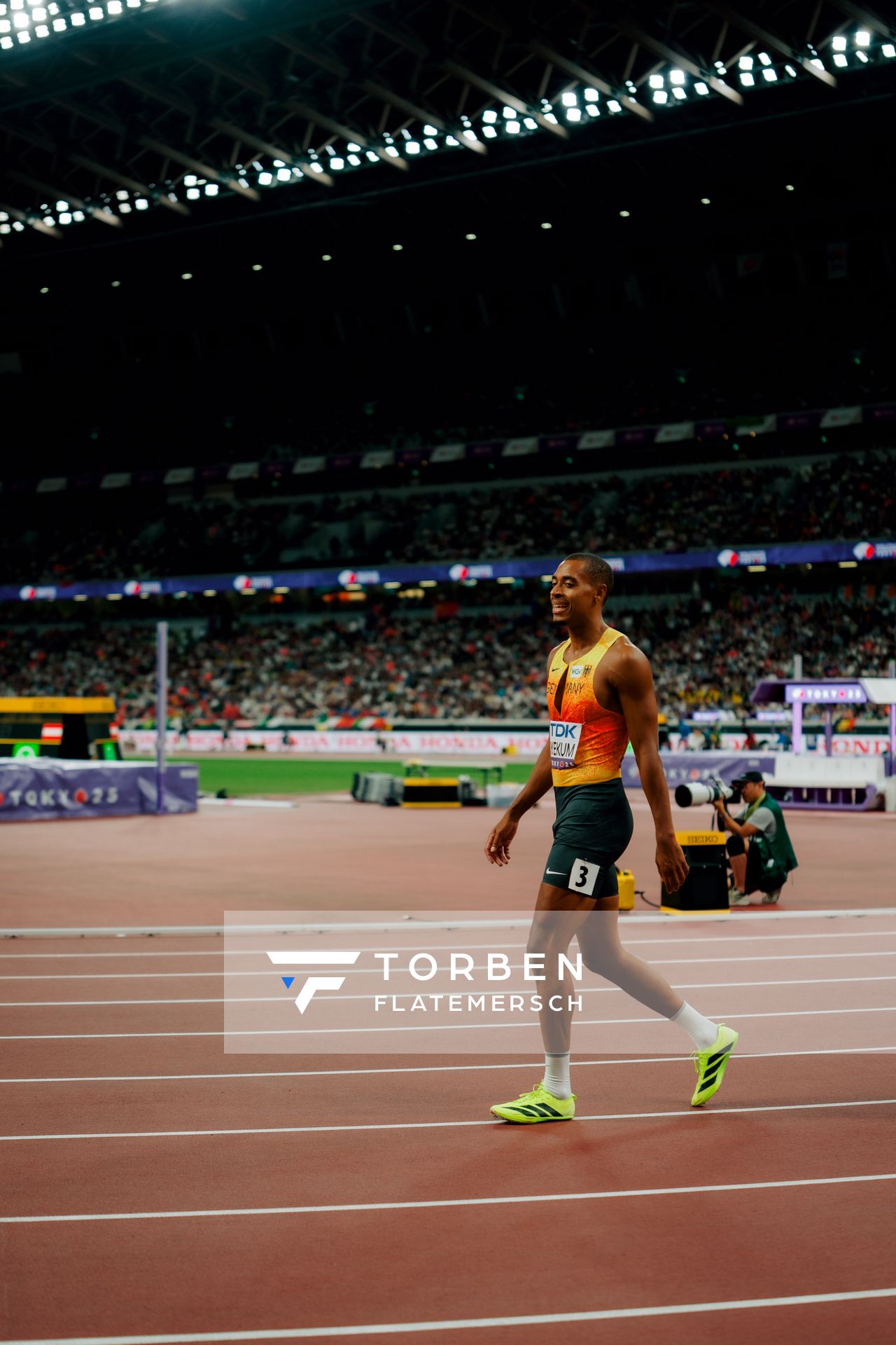 Emil Agyekum (GER) during the World Athletics Championships on 19.09.2025 in Tokyo.