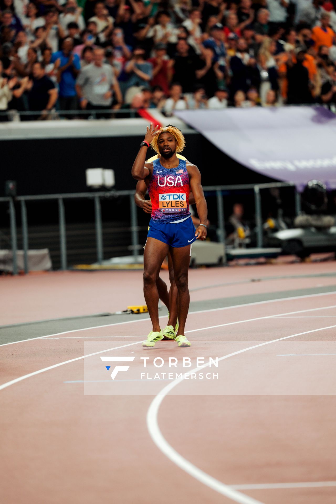 Noah Lyles (USA) during the World Athletics Championships on 19.09.2025 in Tokyo.