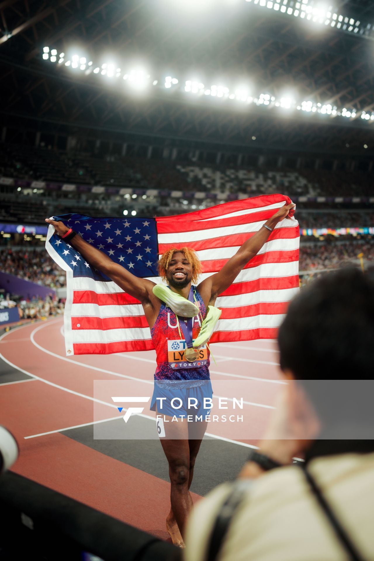 Noah Lyles (USA) during the World Athletics Championships on 19.09.2025 in Tokyo.