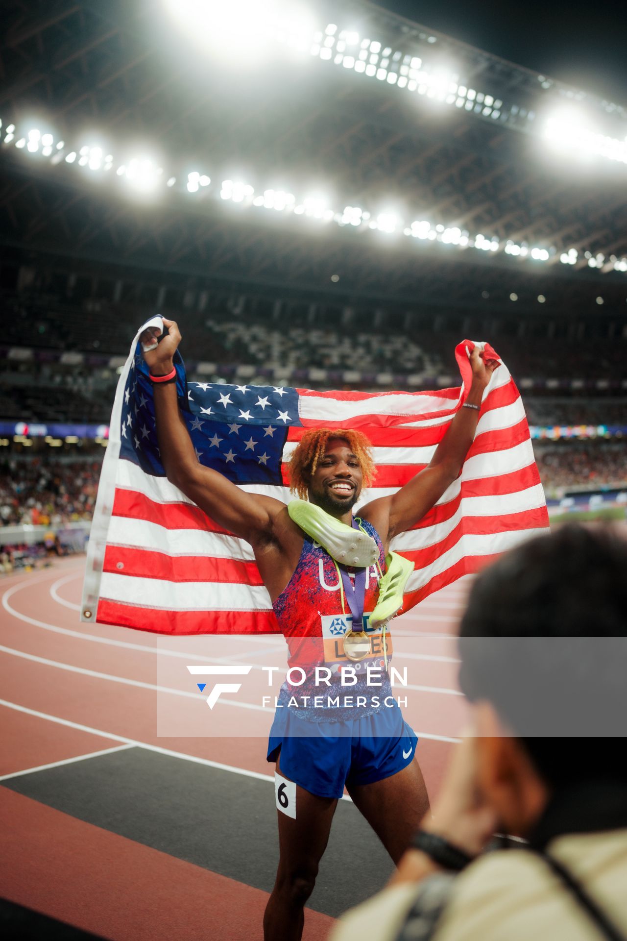 Noah Lyles (USA) during the World Athletics Championships on 19.09.2025 in Tokyo.