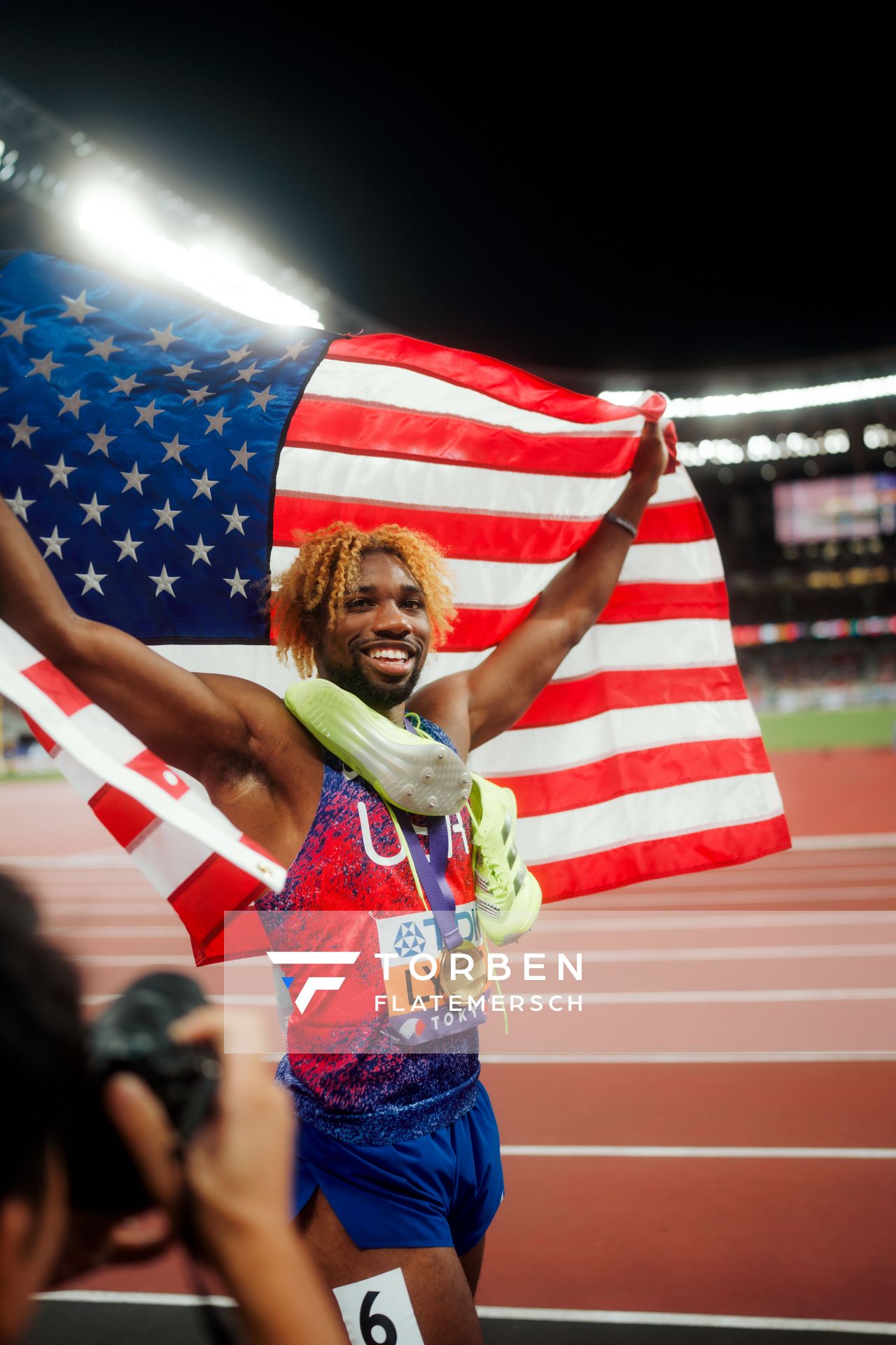 Noah Lyles (USA) during the World Athletics Championships on 19.09.2025 in Tokyo.