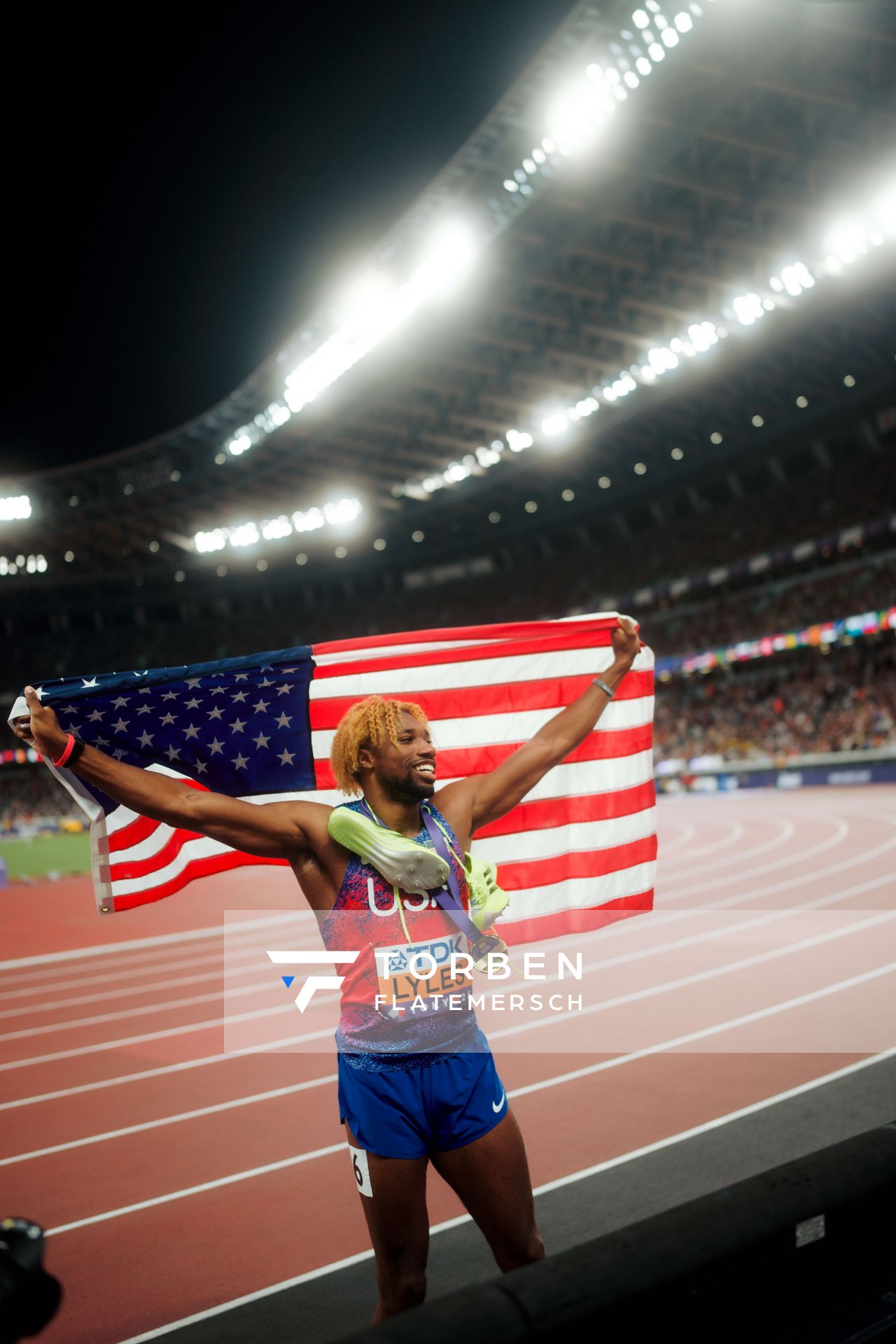 Noah Lyles (USA) during the World Athletics Championships on 19.09.2025 in Tokyo.