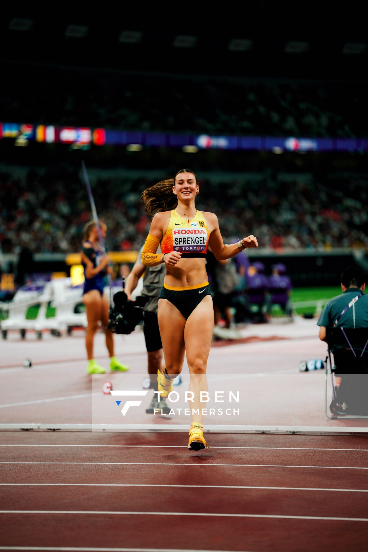 Sandrina Sprengel (GER) during the World Athletics Championships on 20.09.2025 in Tokyo.