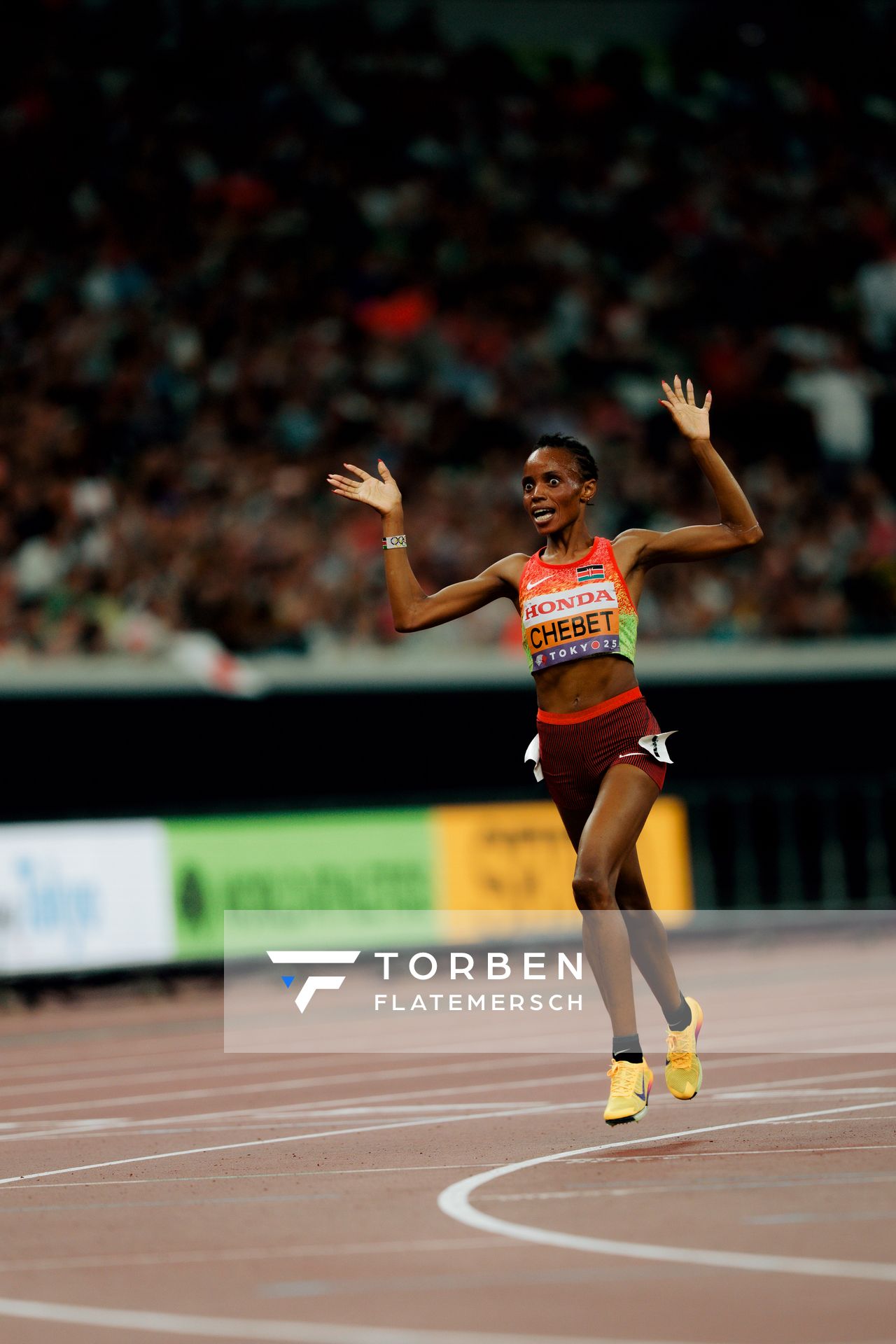 Beatrice Chebet (KEN) during the World Athletics Championships on 20.09.2025 in Tokyo.