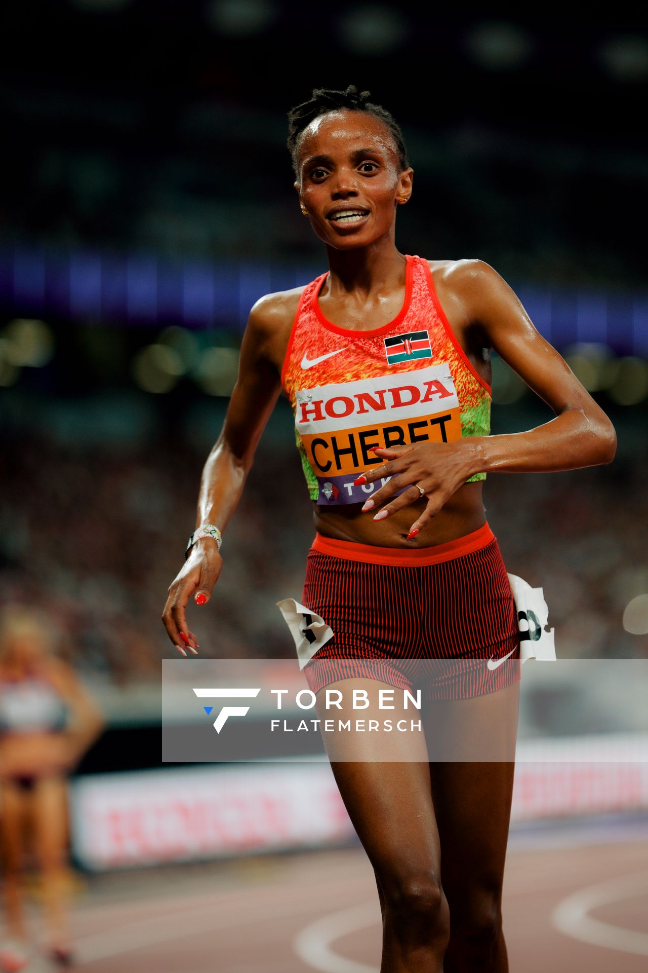 Beatrice Chebet (KEN) during the World Athletics Championships on 20.09.2025 in Tokyo.