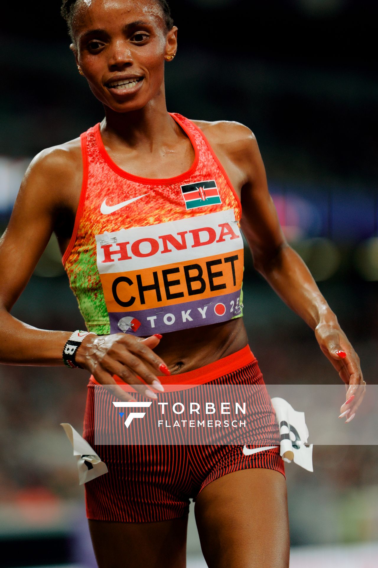 Beatrice Chebet (KEN) during the World Athletics Championships on 20.09.2025 in Tokyo.