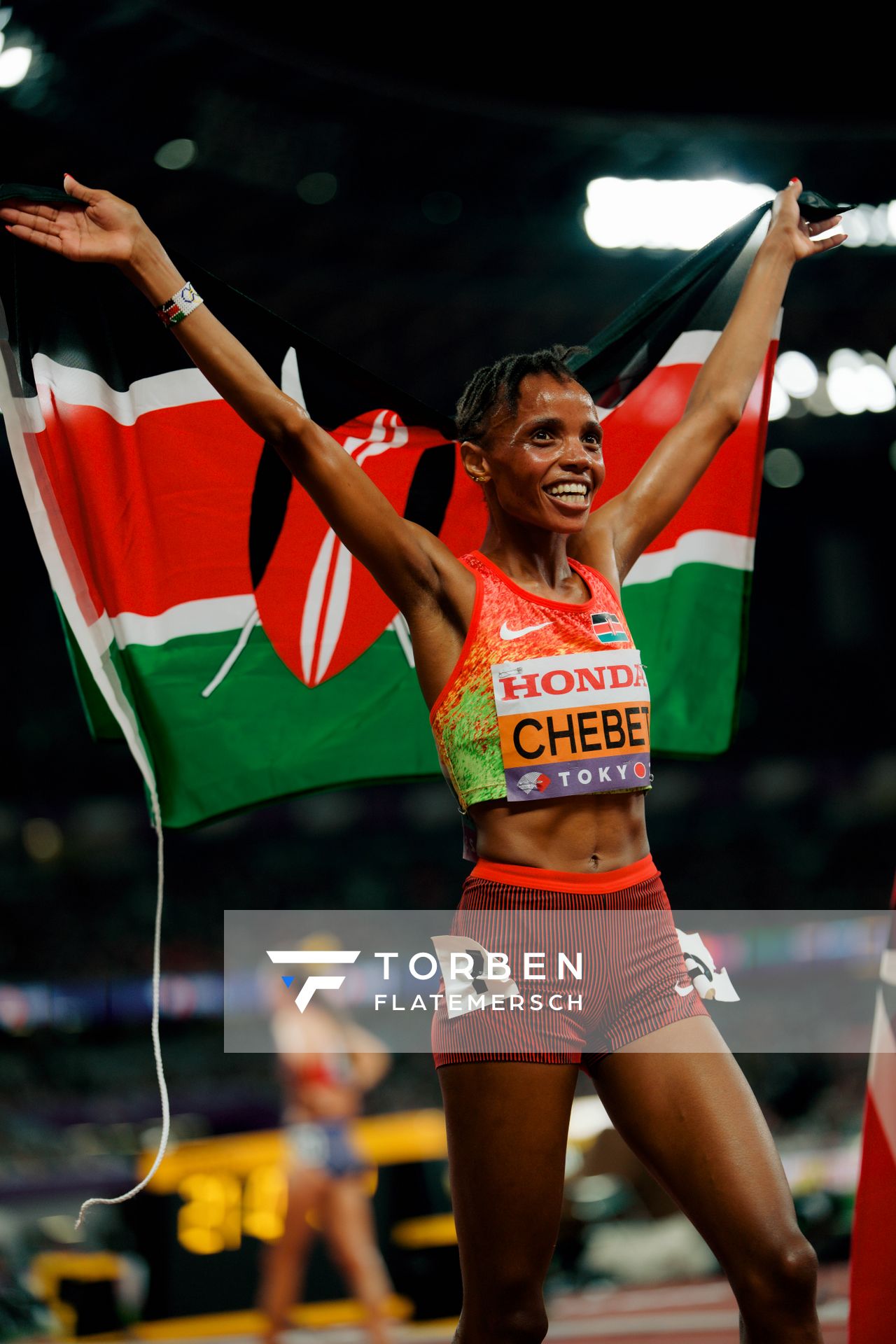 Beatrice Chebet (KEN) during the World Athletics Championships on 20.09.2025 in Tokyo.