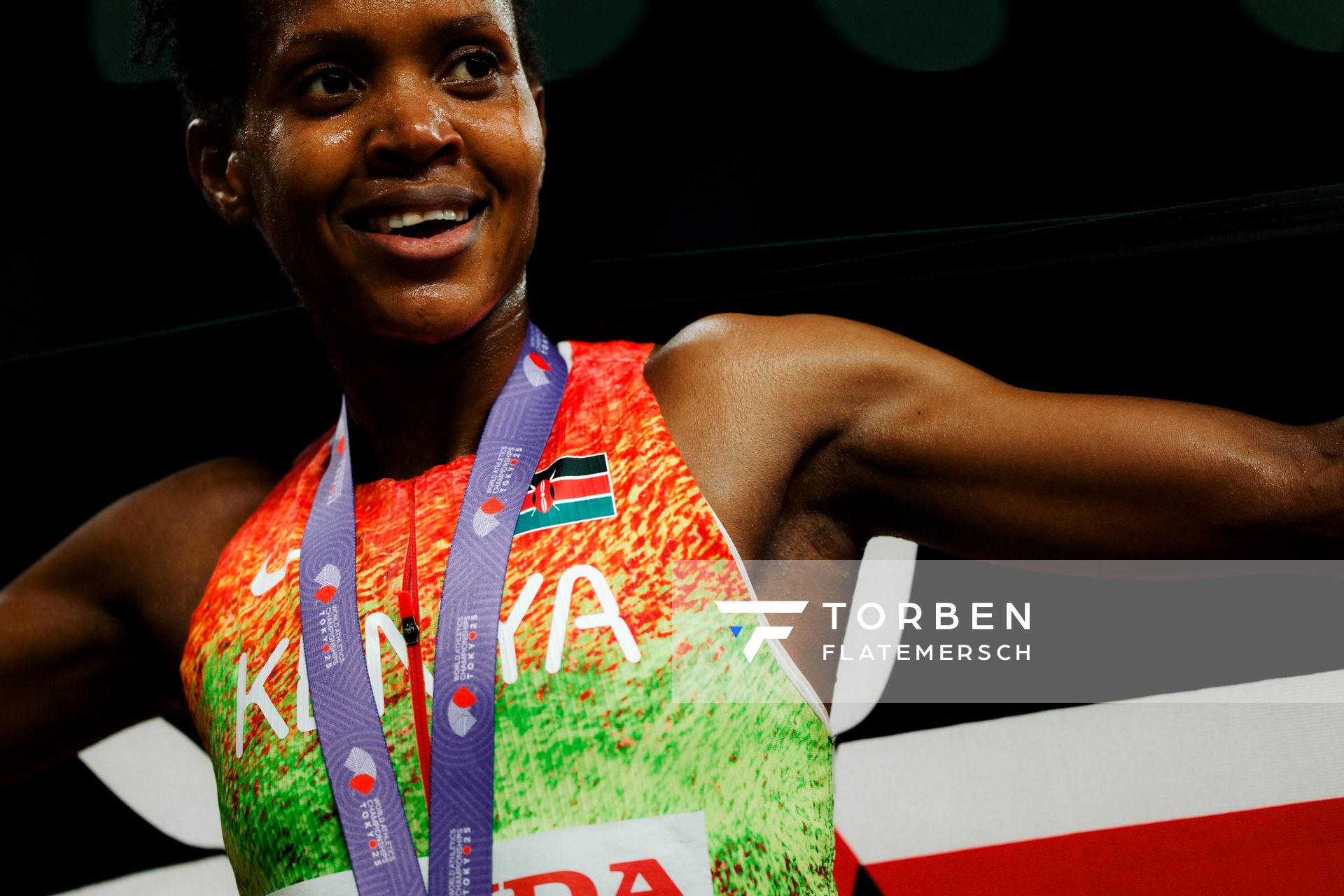 Faith Kipyegon (KEN) during the World Athletics Championships on 20.09.2025 in Tokyo.