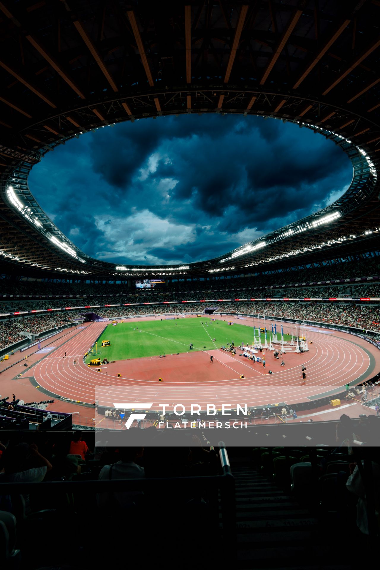 The National Stadium during the World Athletics Championships on 21.09.2025 in Tokyo.