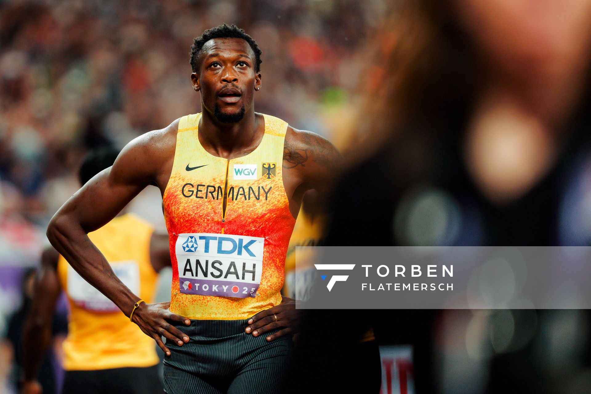Owen Ansah (GER) during the World Athletics Championships on 21.09.2025 in Tokyo.