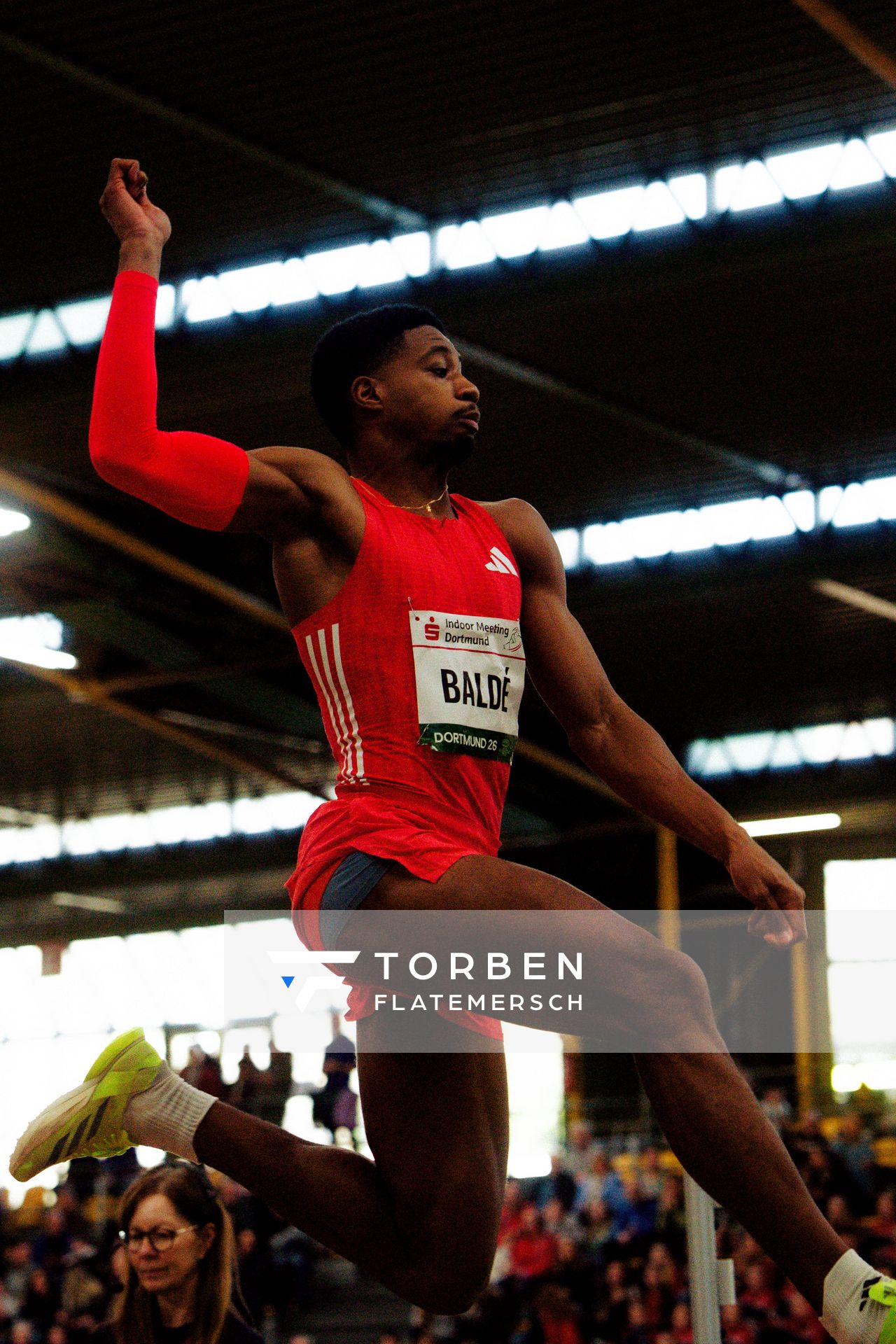 Gerson Baldé (Portugal) am 08.02.2026 beim Sparkassen Indoor Meeting in der Helmut-Körnig-Halle in Dortmund